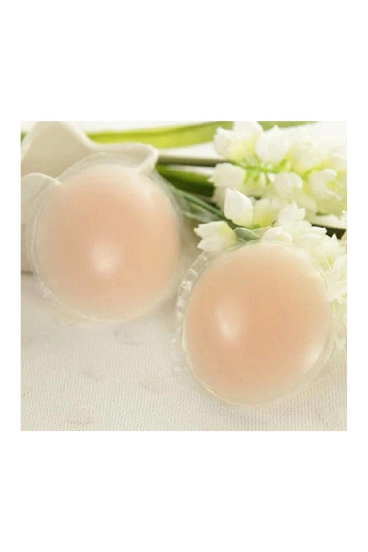 Nude Nipple Concealer Mini Silicone 1 Pair Adhesive Pad - Swordslife