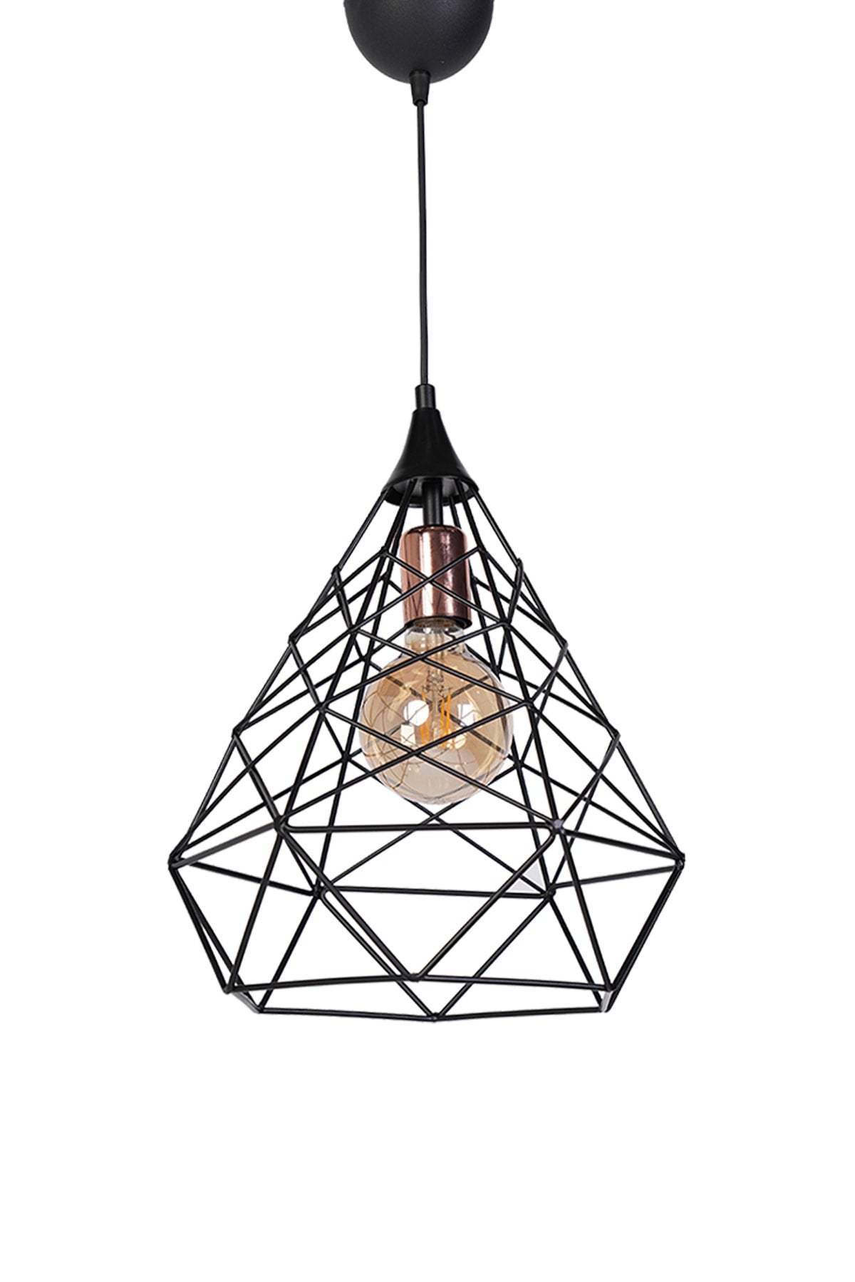 Croix Raye Black Pendant Lamp Large Chandelier Mtla-46