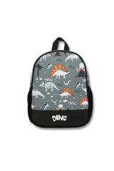 -Umit Bag Black Gray Dinosaur Kindergarten Bag Lunch Box And Pencil Bag Set