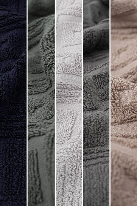 Pydna 5 Multicolored Face Towel 50x90 2268 - Swordslife