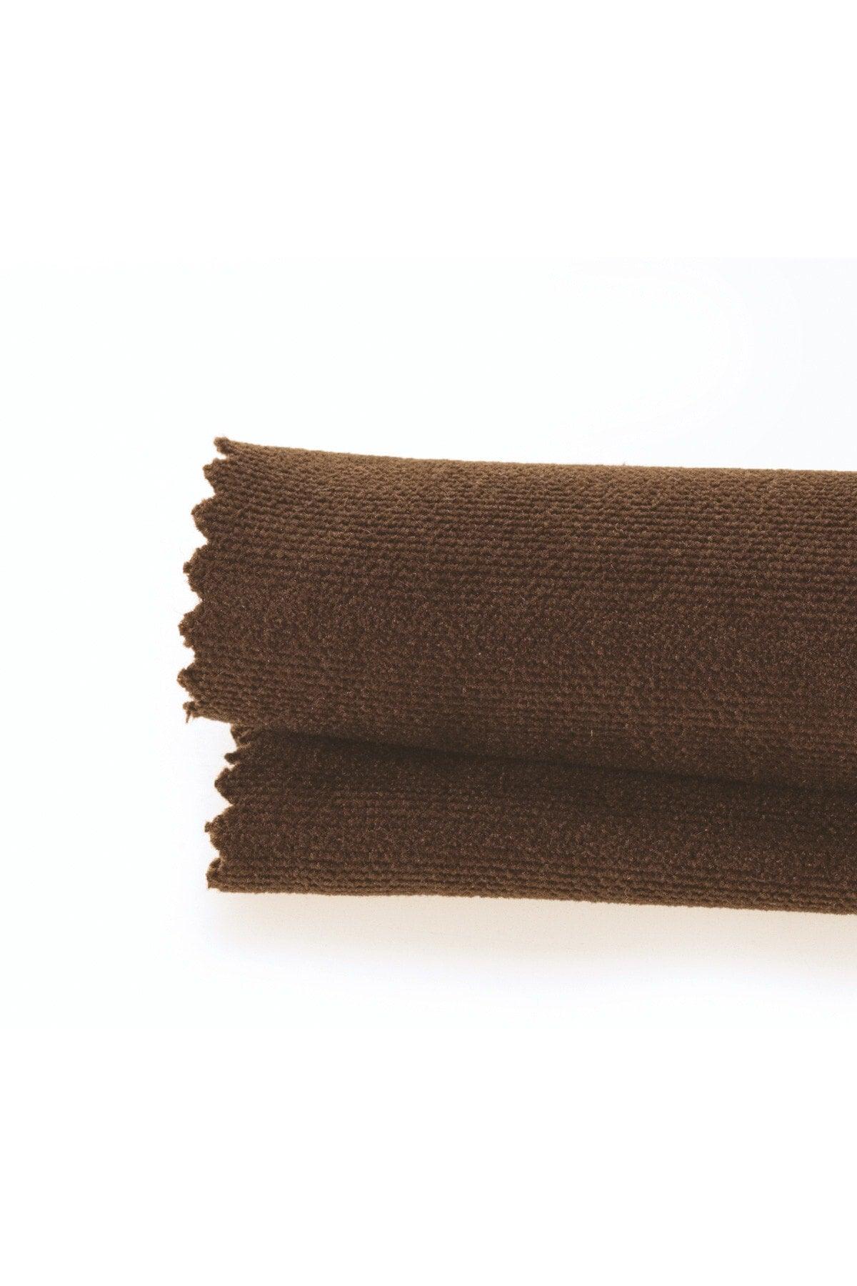 Velvet Textured Chocolate Brown Runner - Swordslife