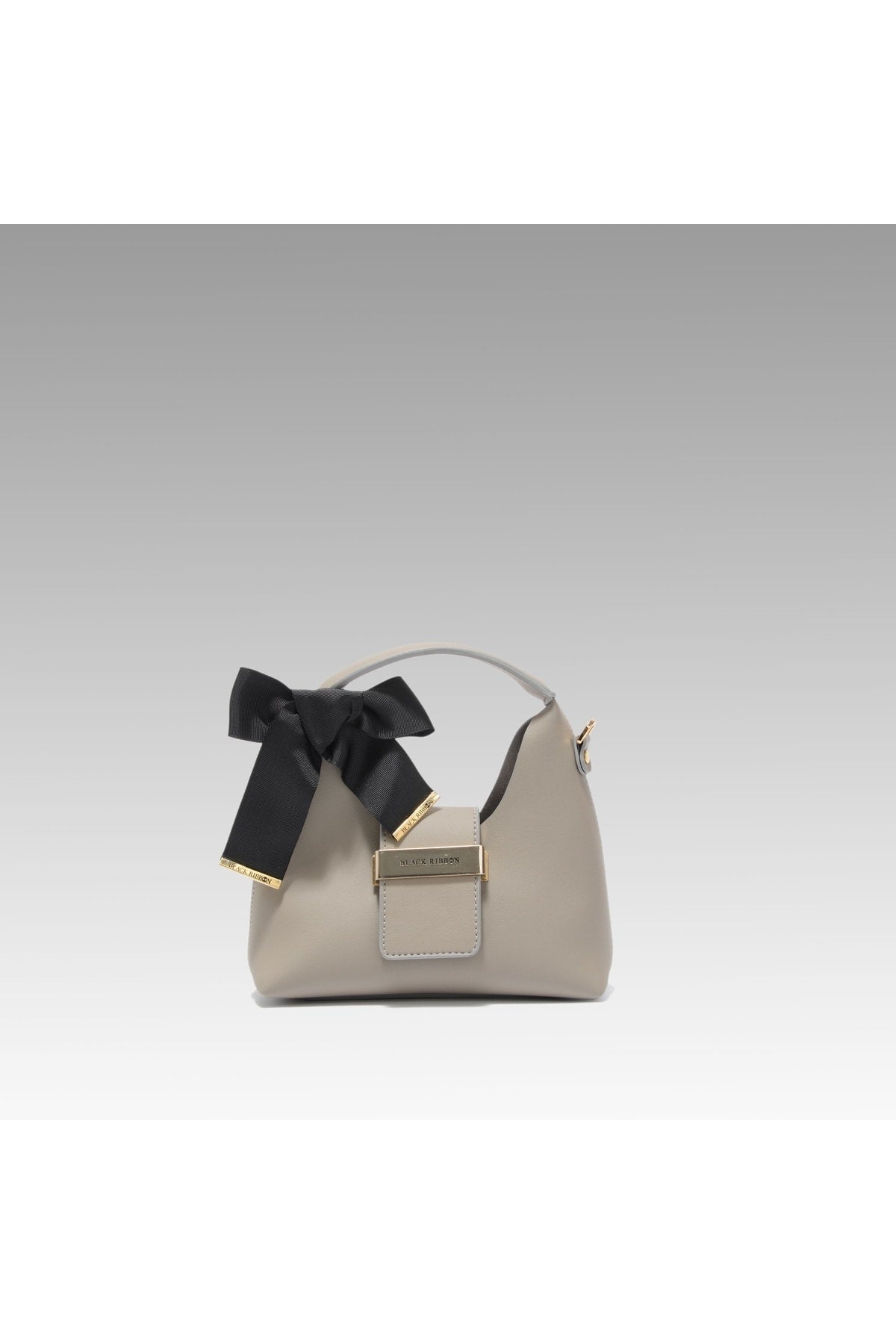 Light Gray Accessory Detailed Suspended Mini Bag