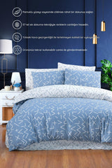 Longa 100% Cotton Linen Double Duvet Cover Set - Swordslife