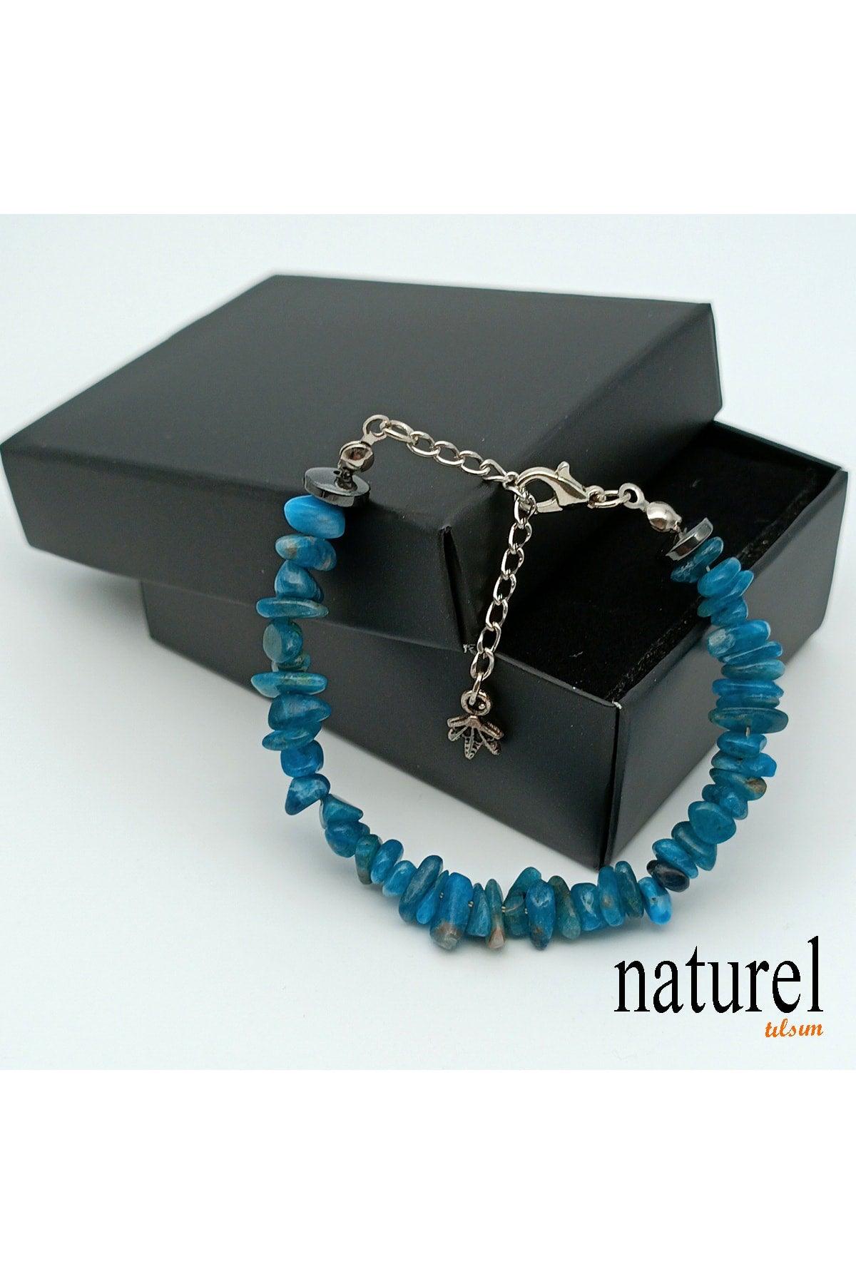 Natural Stone Apatite Women's Bracelet - Broken Natural Stone - Gift Bracelet - Swordslife