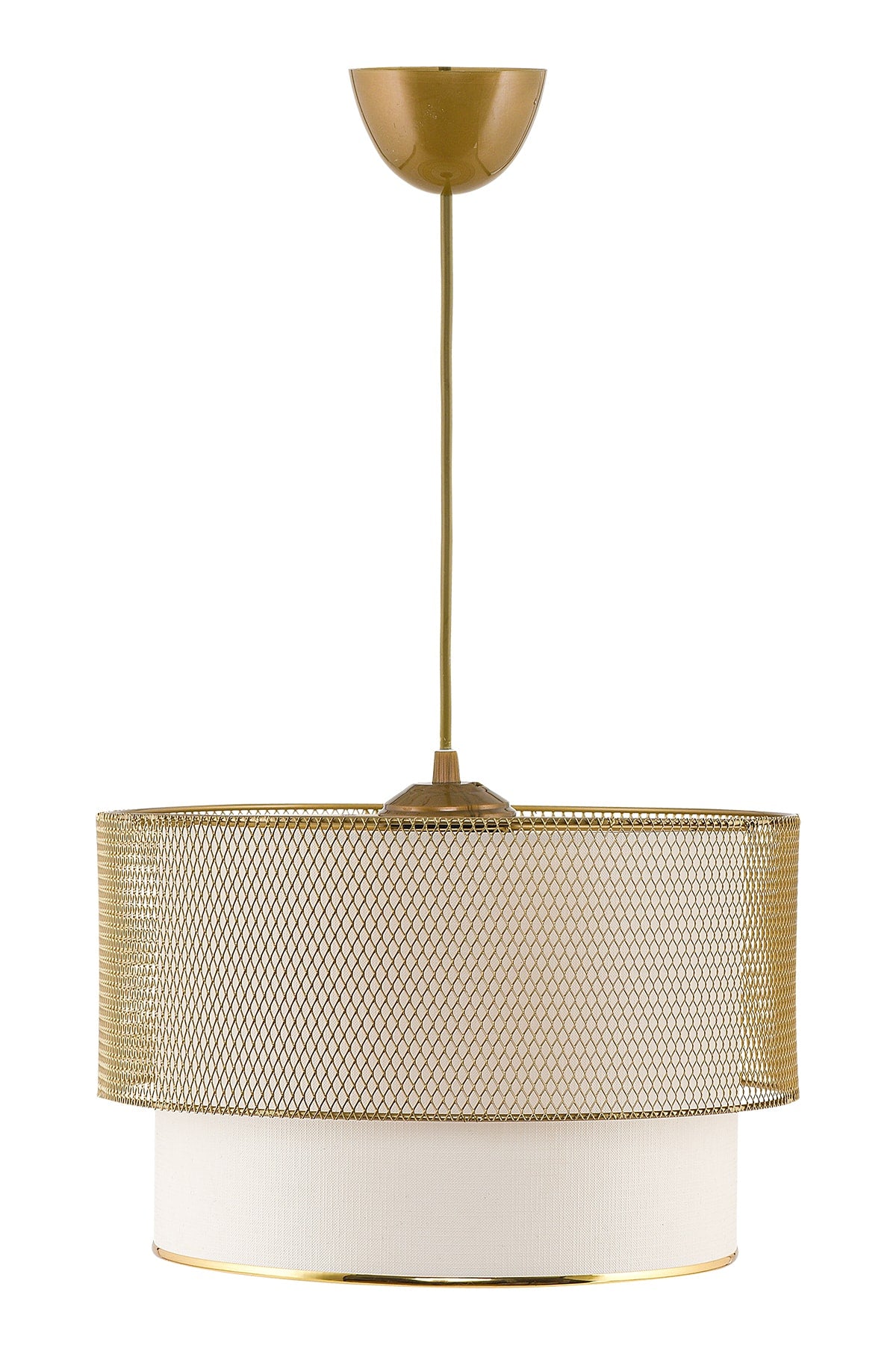 Caliner Chandelier Gold White Mdrn-45