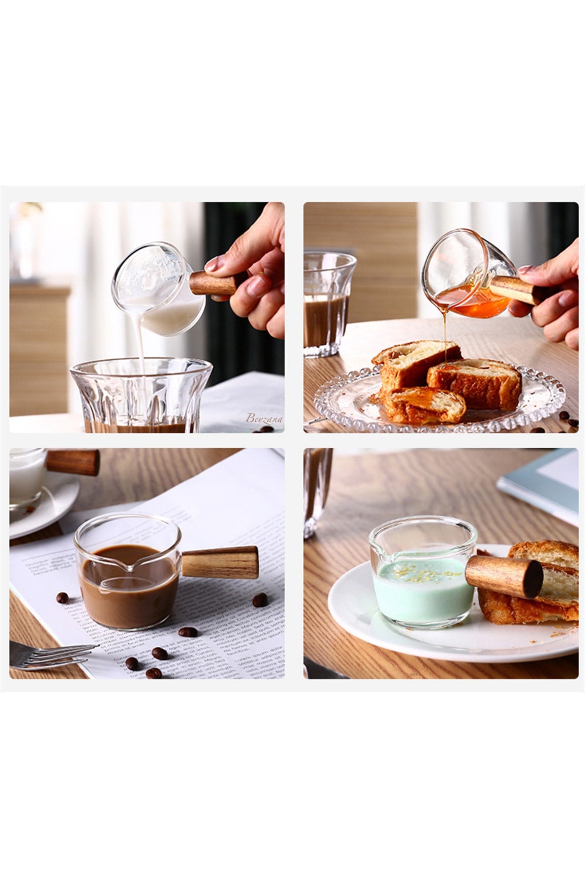 Borosilicate Multi-Purpose Serving Measuring Cup Milk Coffee Serving Cup