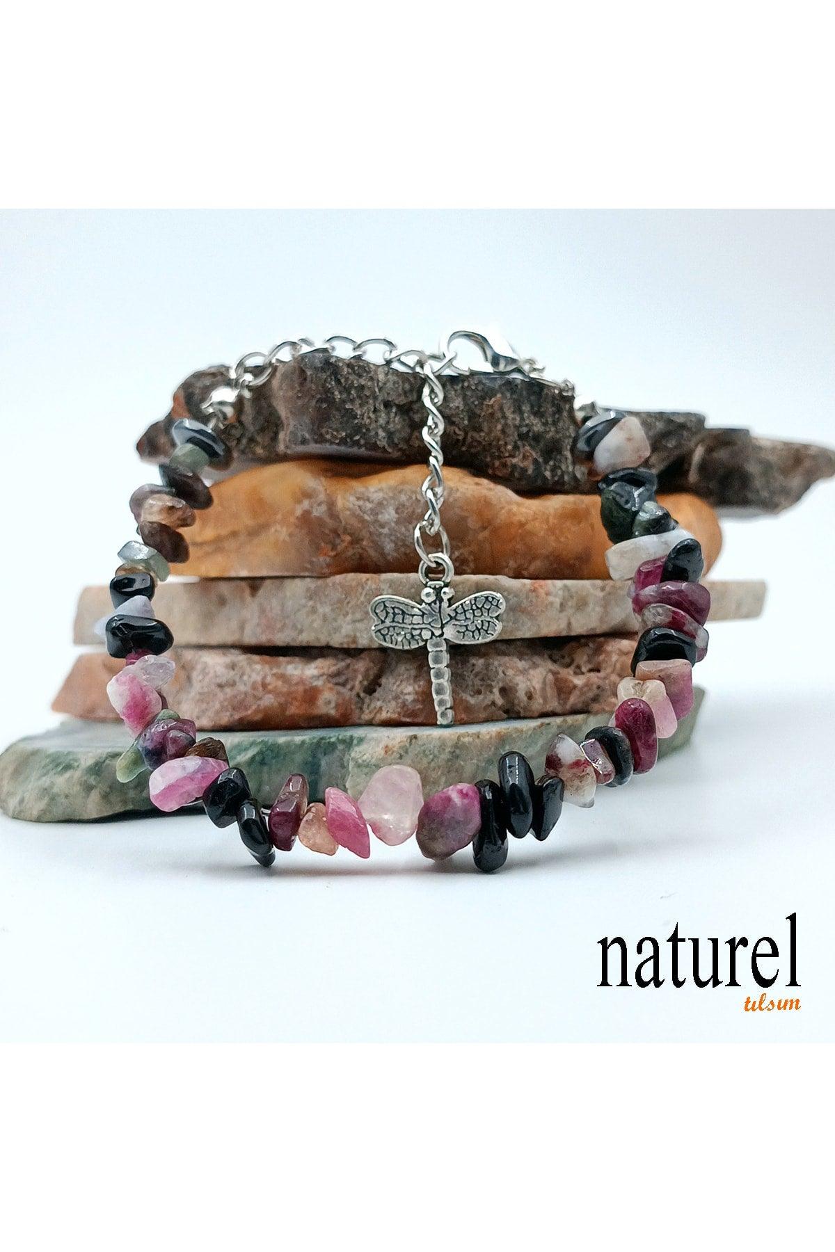 Natural Stone Tourmaline Women's Bracelet - Swordslife