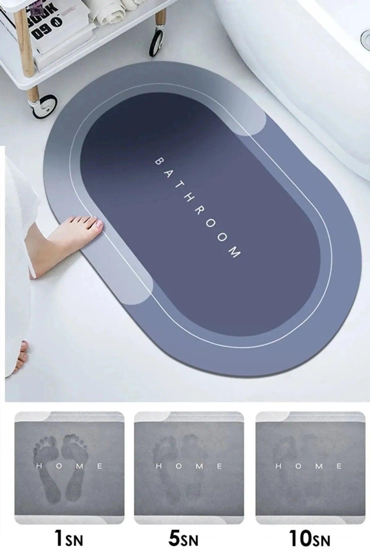 Rubber Base, Non-Slip, Fast Drying, Bathroom Sink Ablution Mat - Swordslife