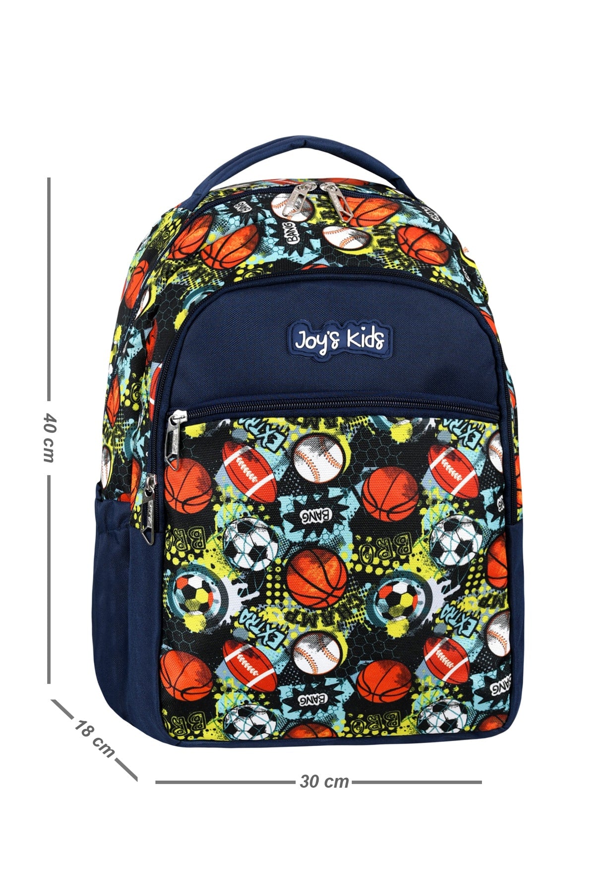 Licensed Sports Patterned Primary School Bag Lunch Bag And Pencil Holder Set of 3