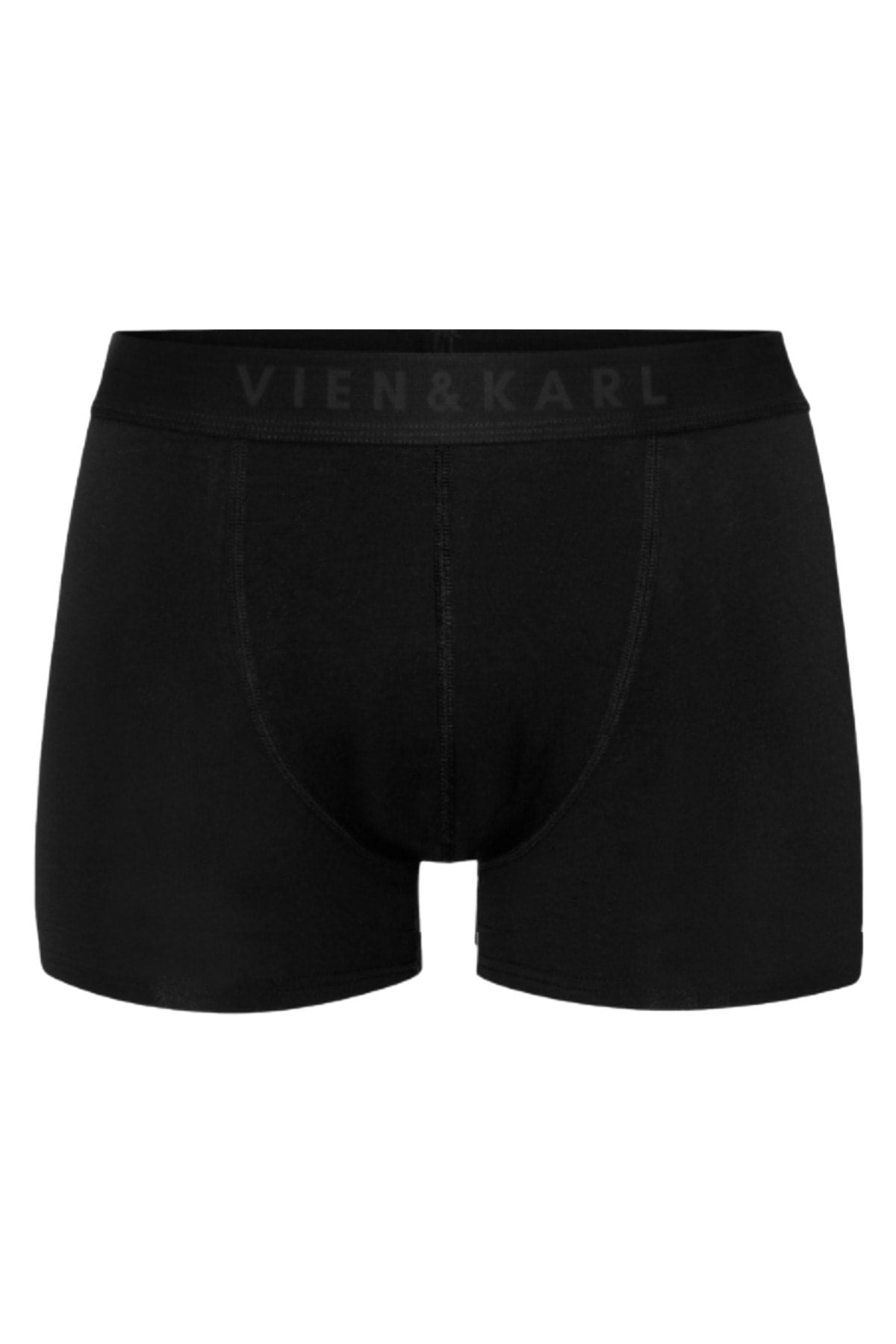 Men's Black 6-Box Plain Lycra Boxer Shorts