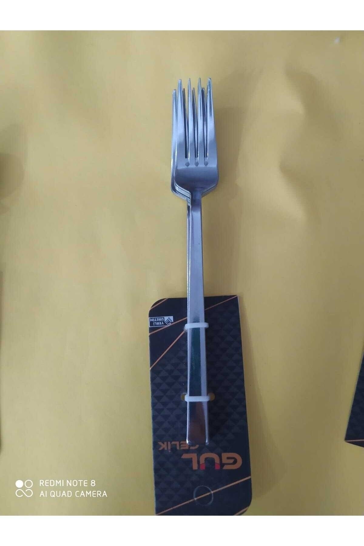 Dinner Fork Set of 6 (STAINLESS STEEL) Gül Çelik