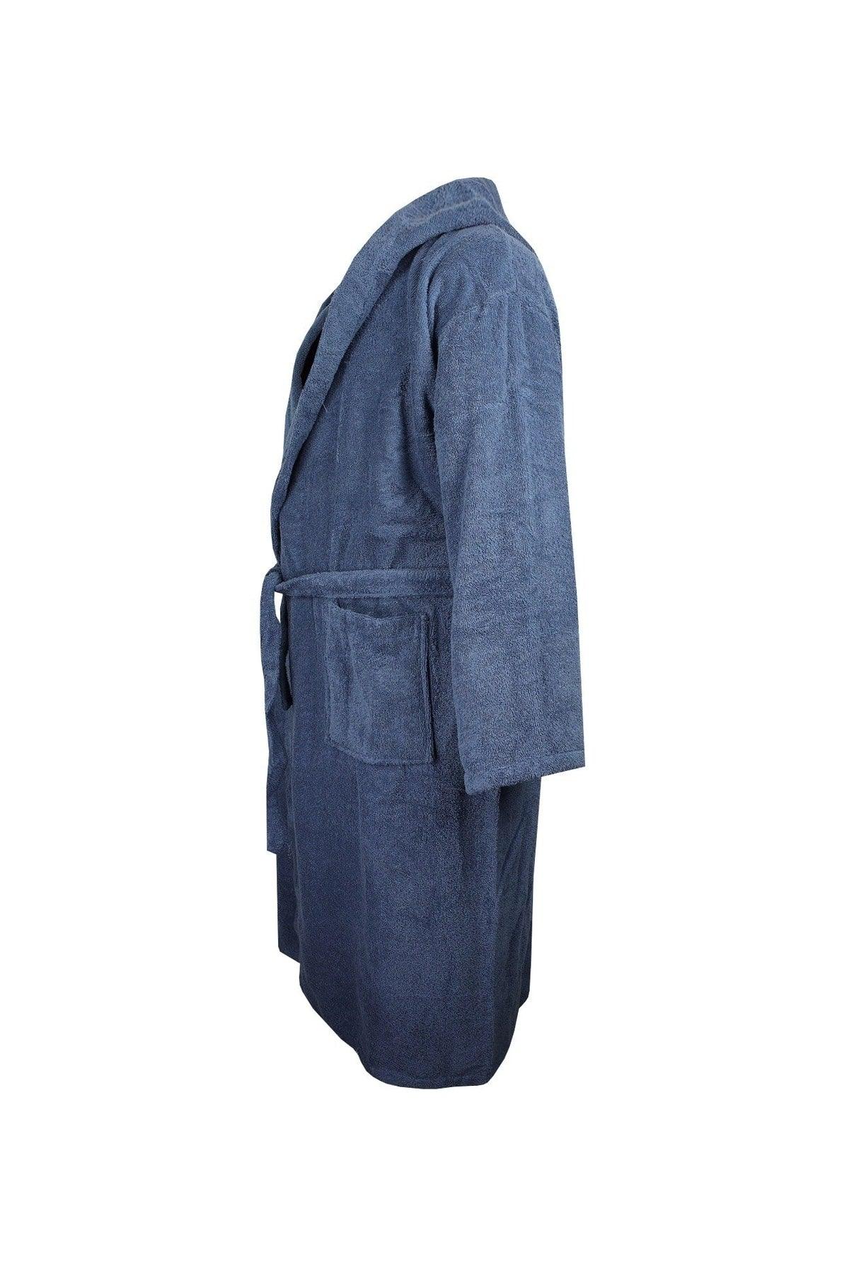 Men's Plus Size Oversized 100% Cotton Hooded Bathrobe - Swordslife