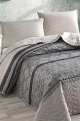 Quilted Bedspread Set Creative Gray Single Use - Swordslife