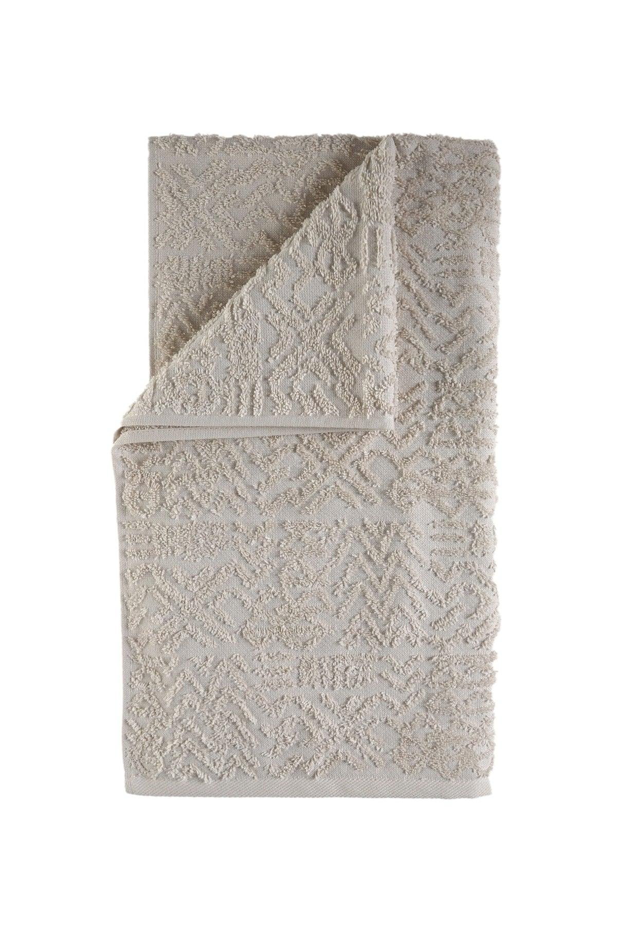 Eclip Hand Face Towel Beige 50x90 Cm - Swordslife