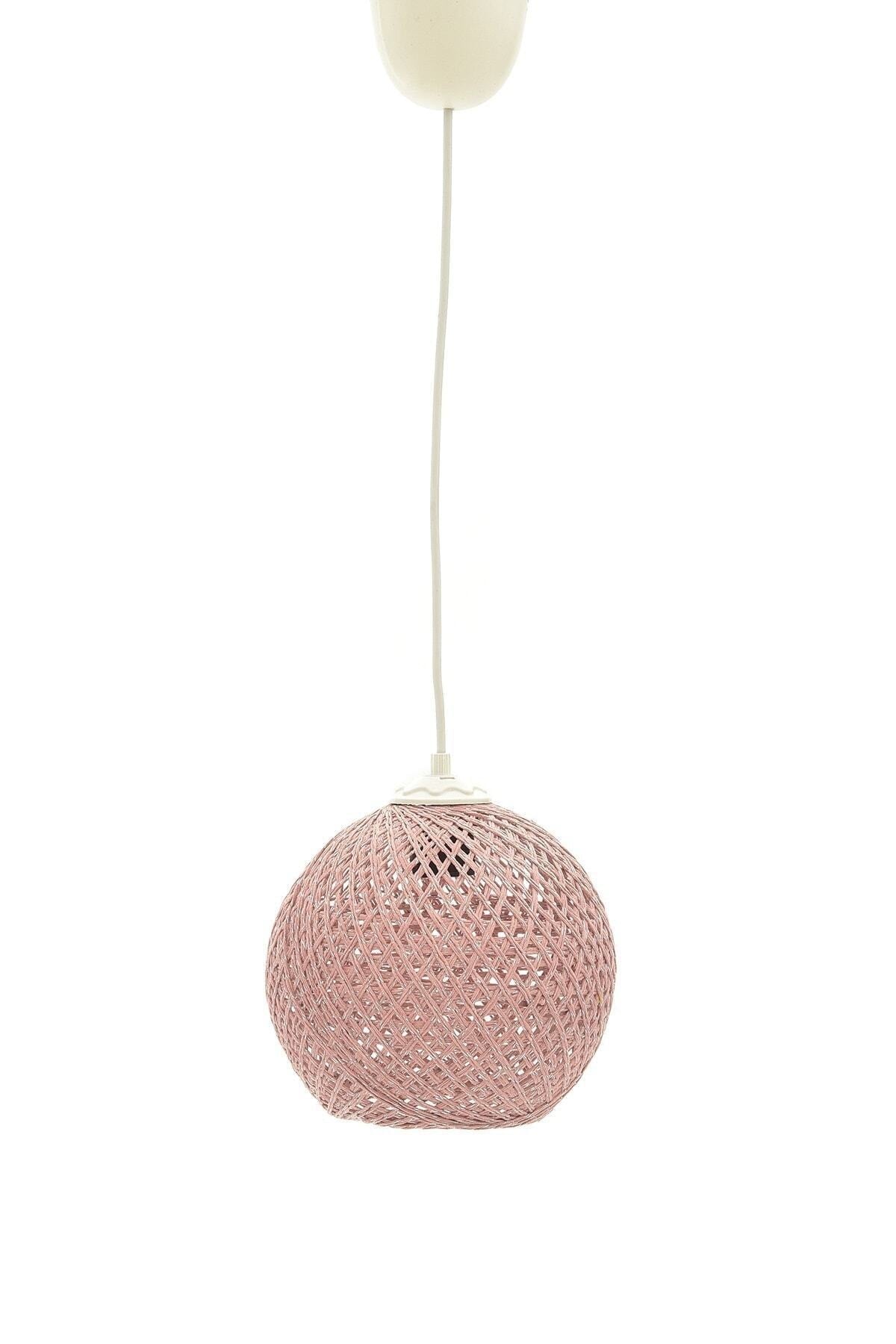 Balle Powder Pendant Lamp Ball Chandelier White Cable