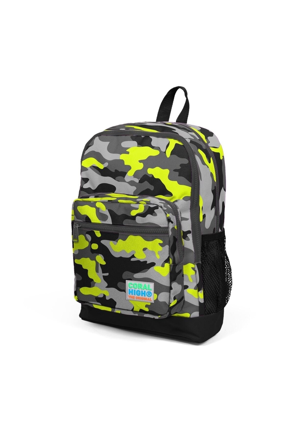 Kids Four Compartment Camouflage 3 Pcs School Bag Set