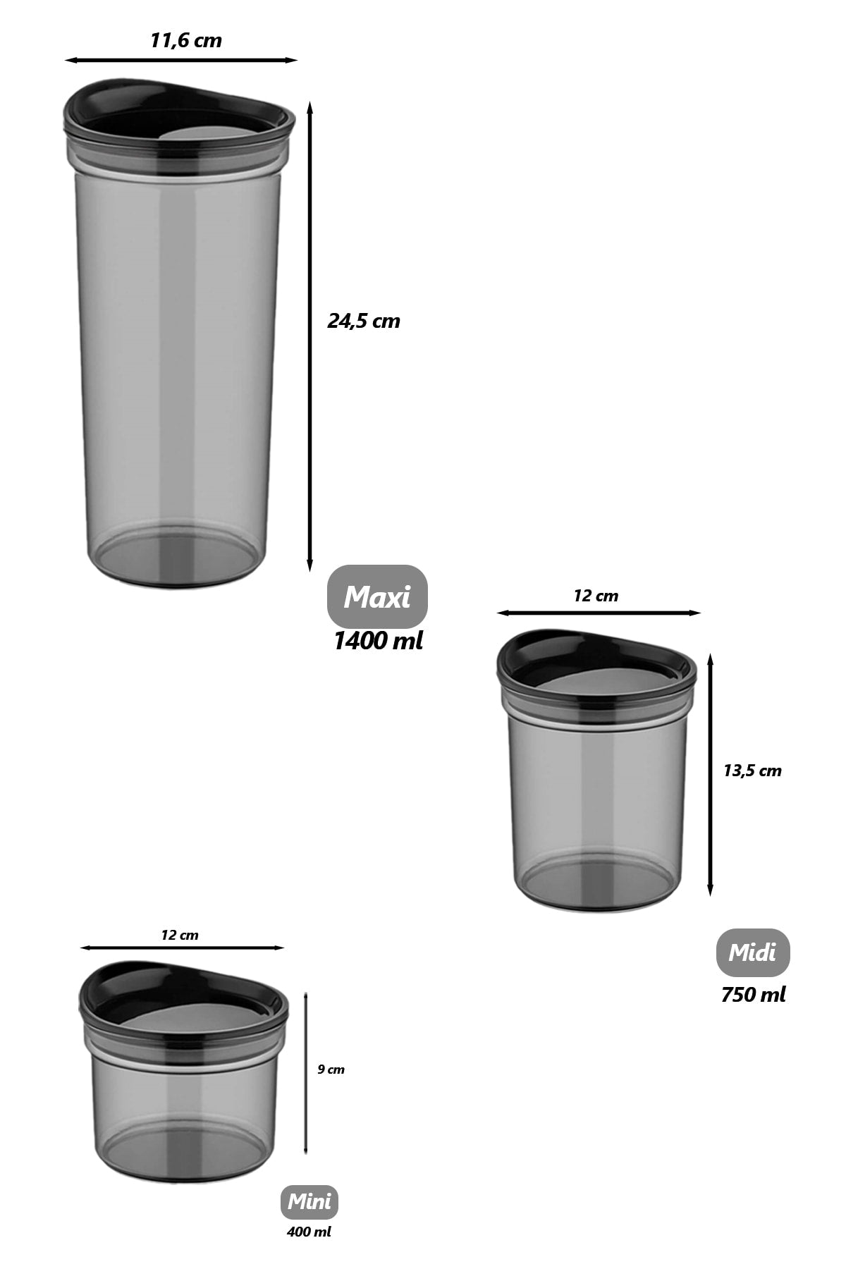 Compact 24-Piece Storage Container Set with Label and Vacuum Lid for Pulses Provision Storage Container