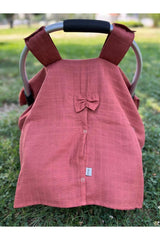 Run Baby Muslin Fabric Pushchair Cover (TILE) 75x100cm