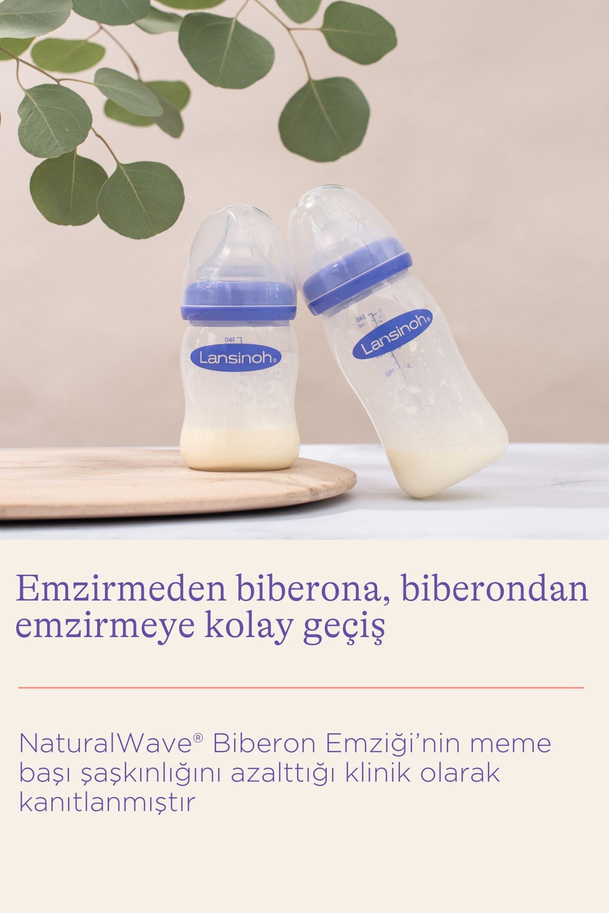 Natural Wave Baby Bottle 2 240ml