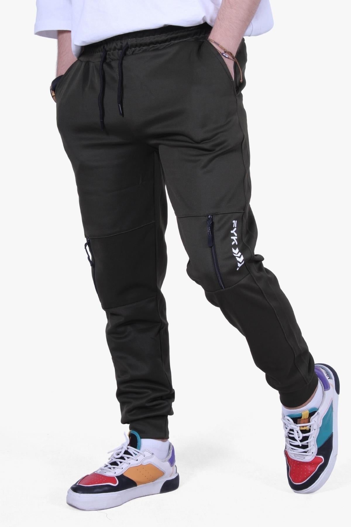 SML-XL-XXL TEXT PRINTED SLIM FIT MEN'S Sweatpants