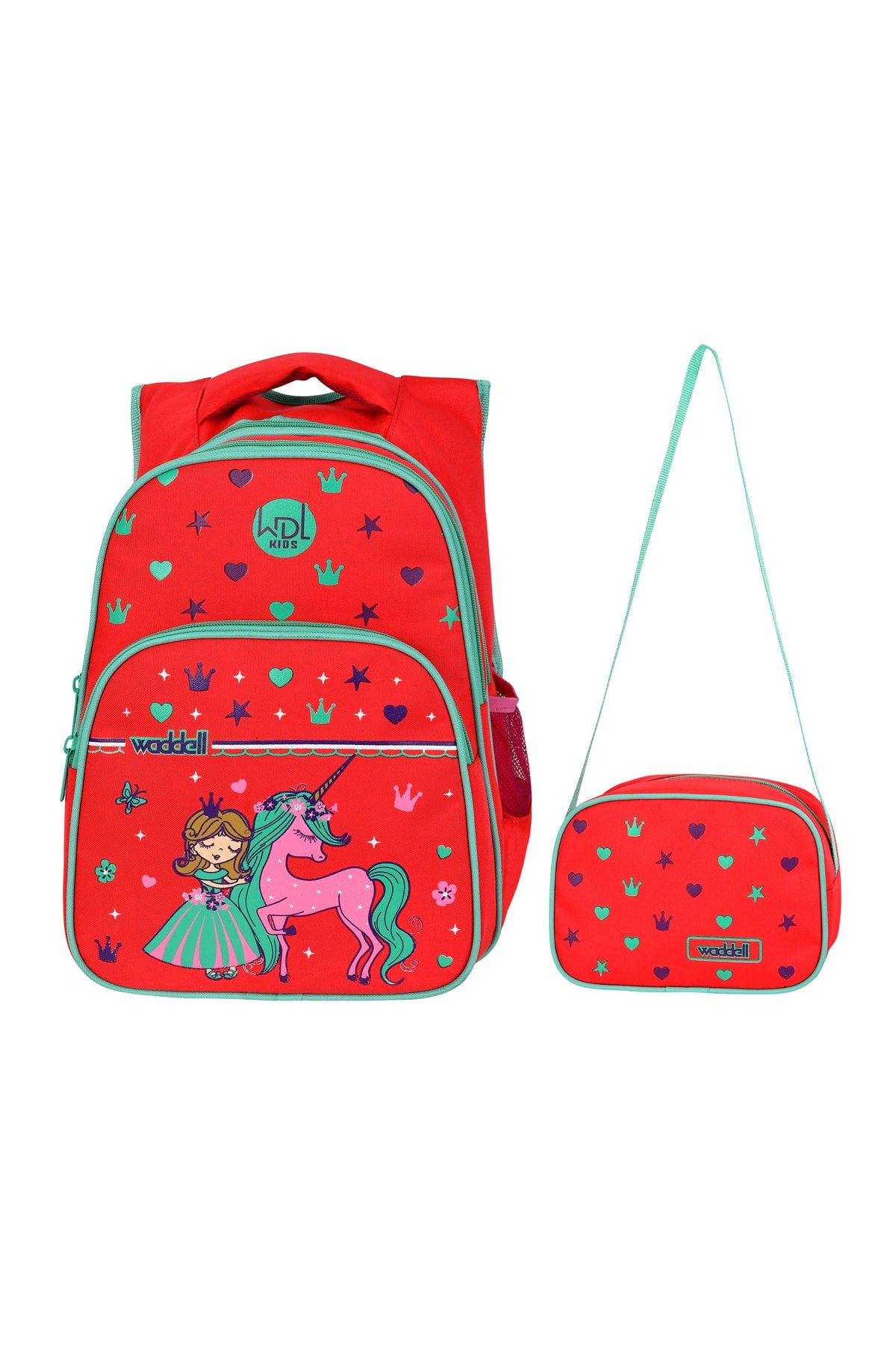 Licensed Coral Princess Patterned Primary School Backpack And Lunch Box
