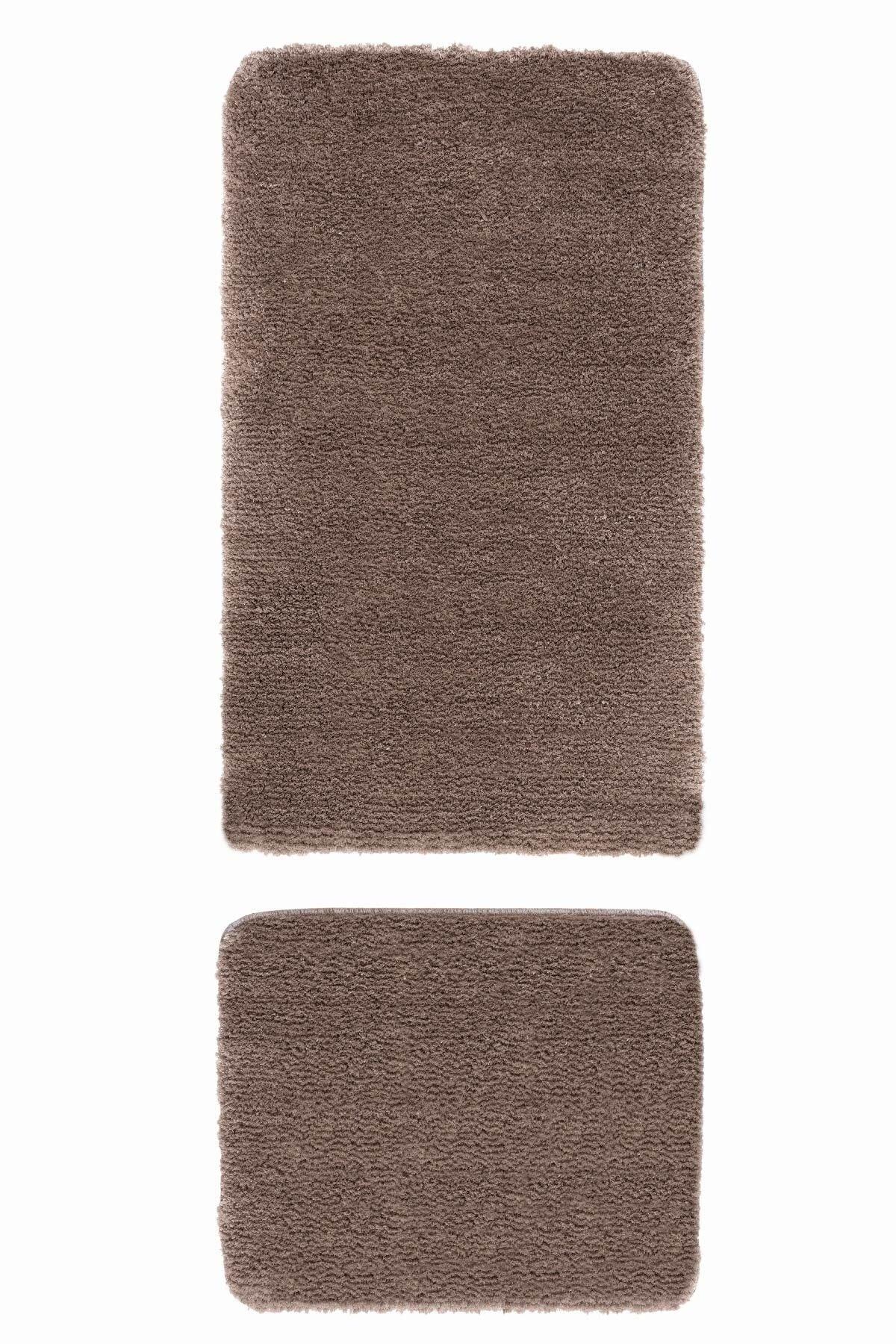 Segura Plush Mink Brown Non-Slip Floor Bath Mat - Swordslife