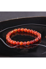 Certified Agate Natural Stone Bracelet 6 Mm - B811 - Swordslife