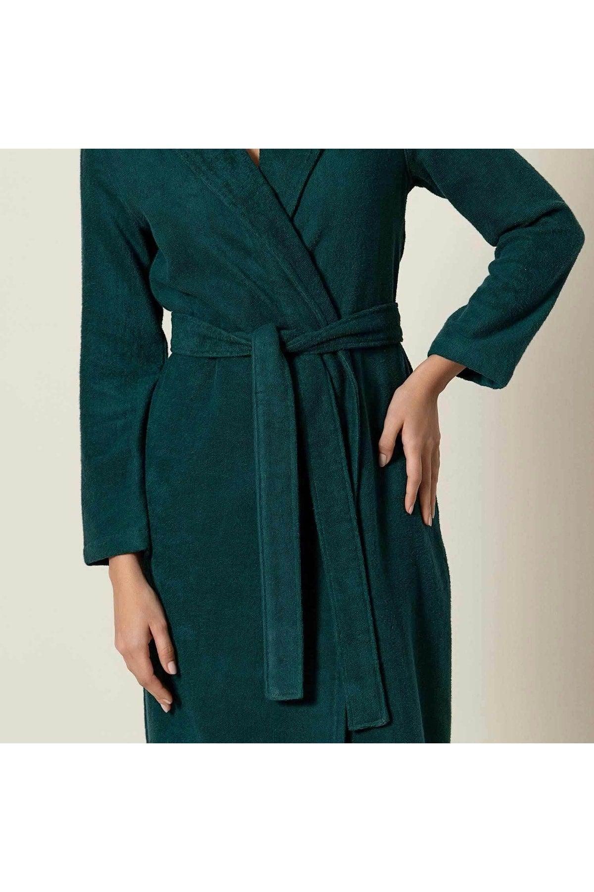 Kael Women's Bathrobe Green - Swordslife