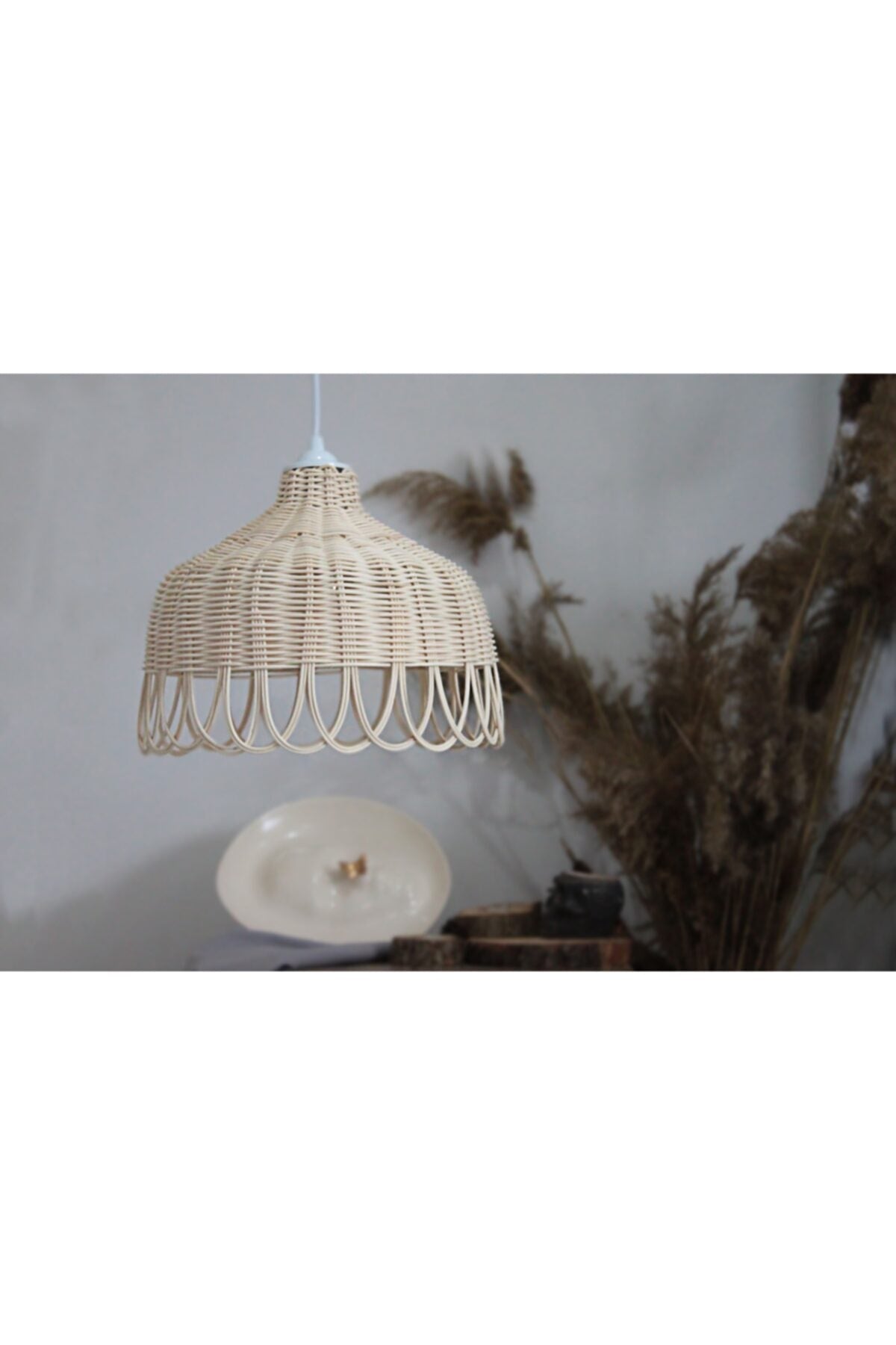 Rattan Bamboo Wicker Chandelier