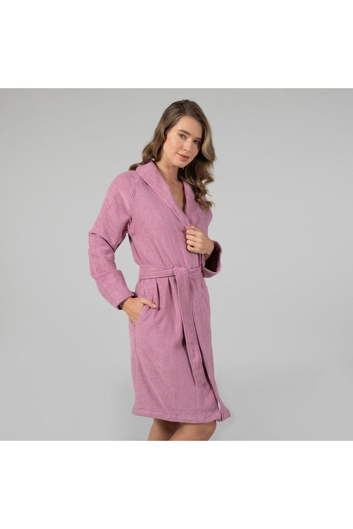 Solid Unisex Bathrobe Orchid - Swordslife