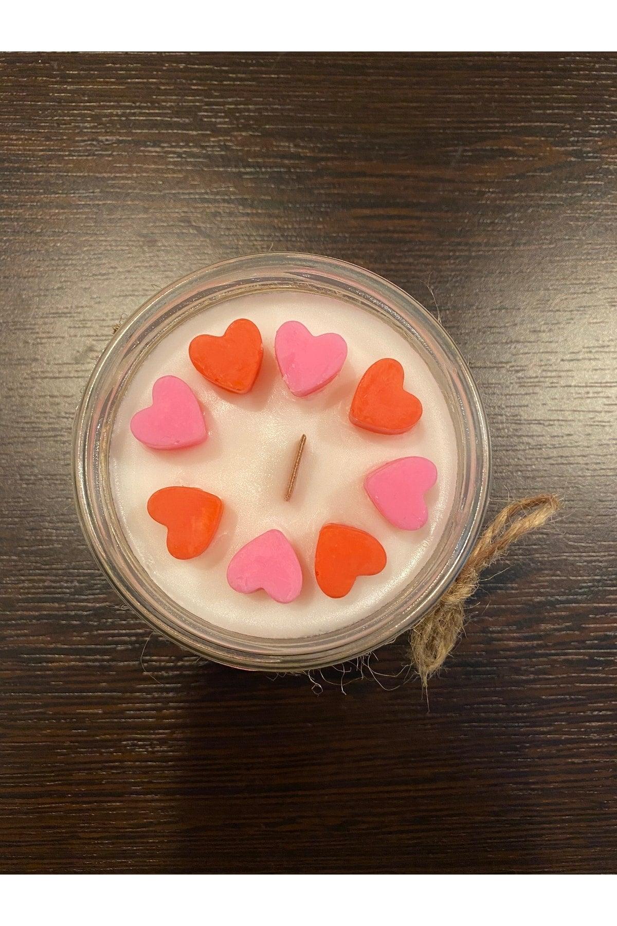 Candle Scented Soy Wax Heart Jar Candle - Swordslife