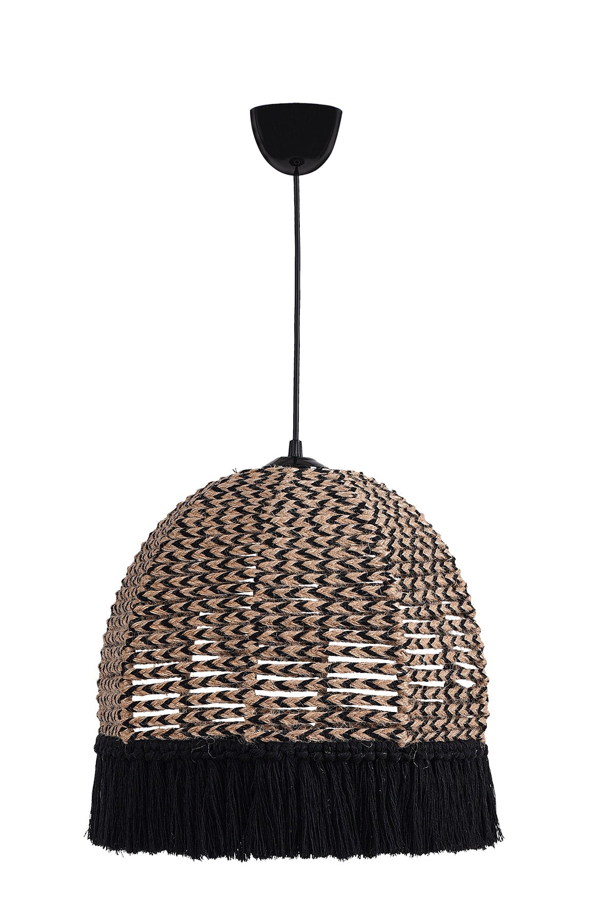 Delacorde Handmade Chandelier Jute Black Hnmd-42