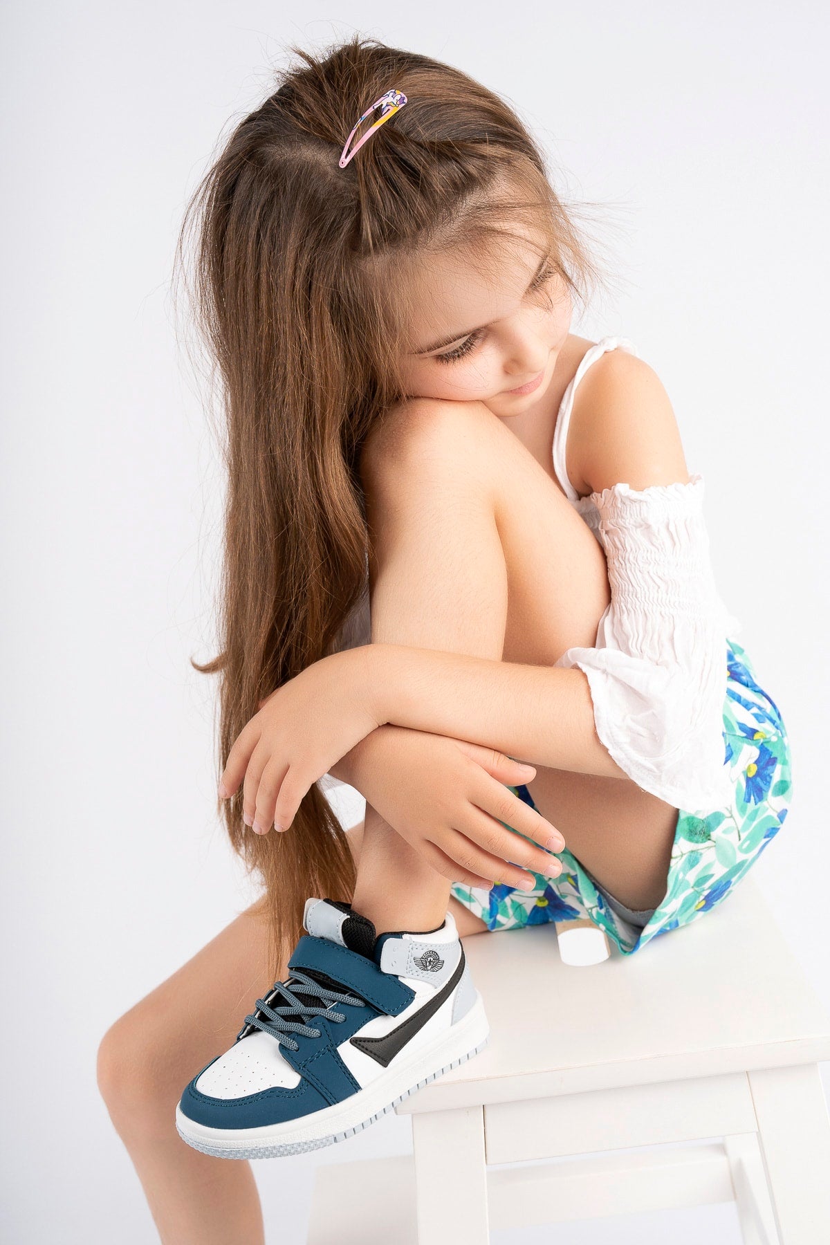 Kids Oil Ankle Sneakers