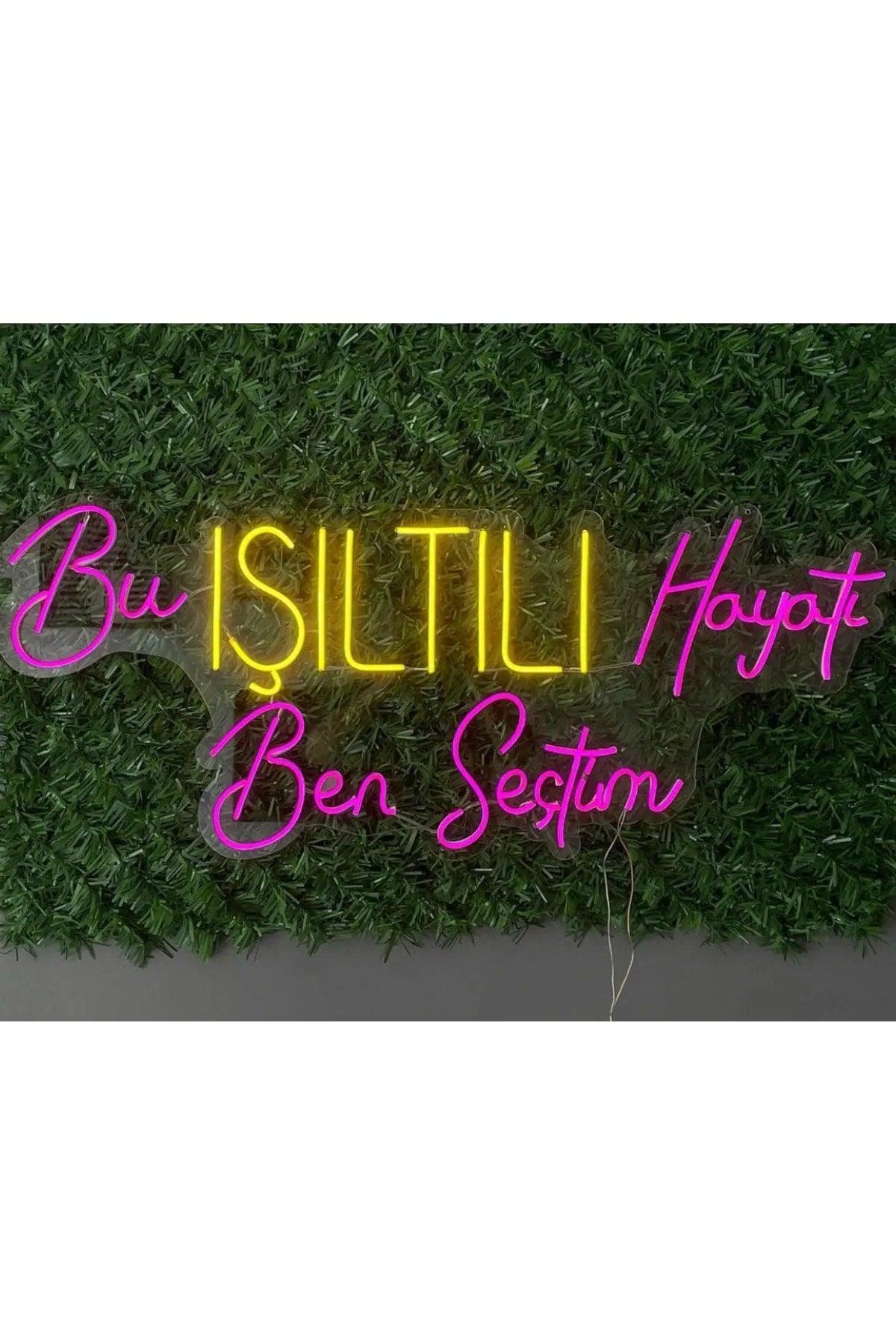 I Chose This Luminous Life Written Neon Led Lighting Sign Beauty Center Decoration - Swordslife