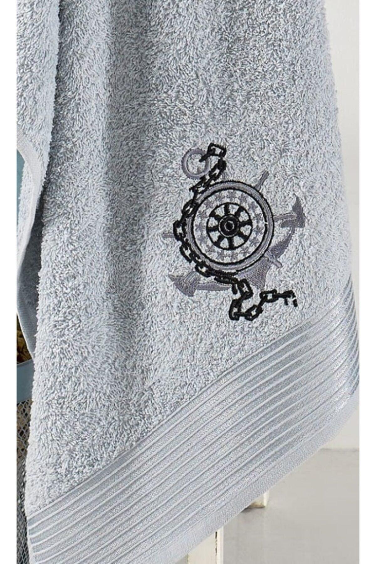 Şilay Towel Bathrobe Set of 2 Light Gray - Swordslife