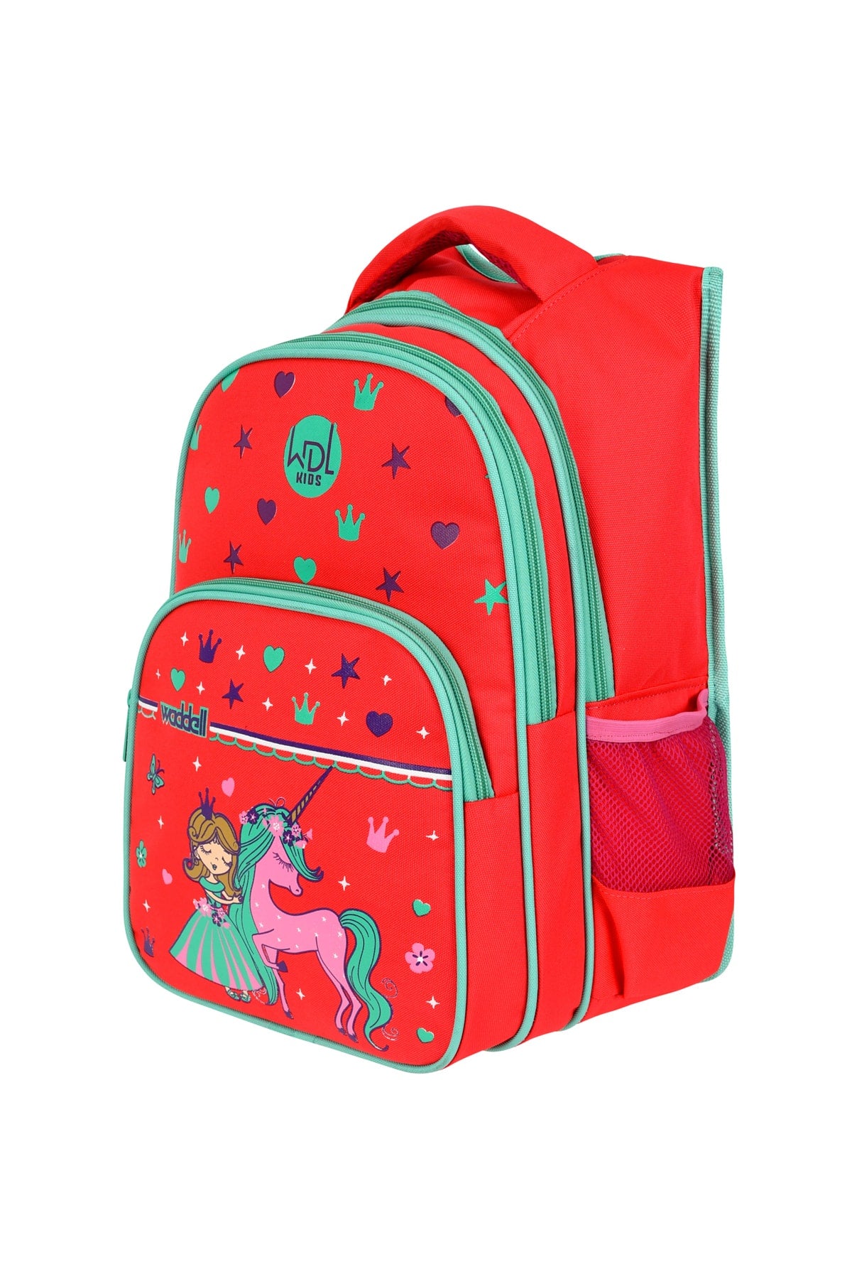 Licensed Coral Ballerina Pattern Primary School Backpack And Lunch Box