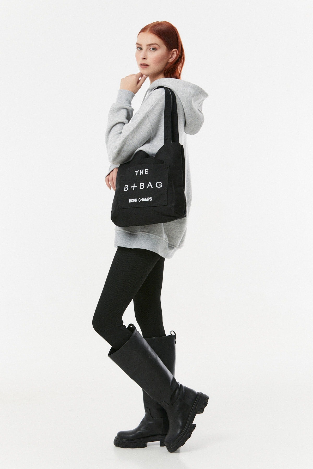 Letter Printed Tote Bag