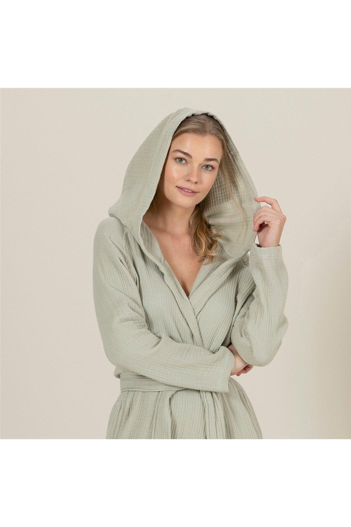 Armin Unisex Bathrobe Sage - Swordslife