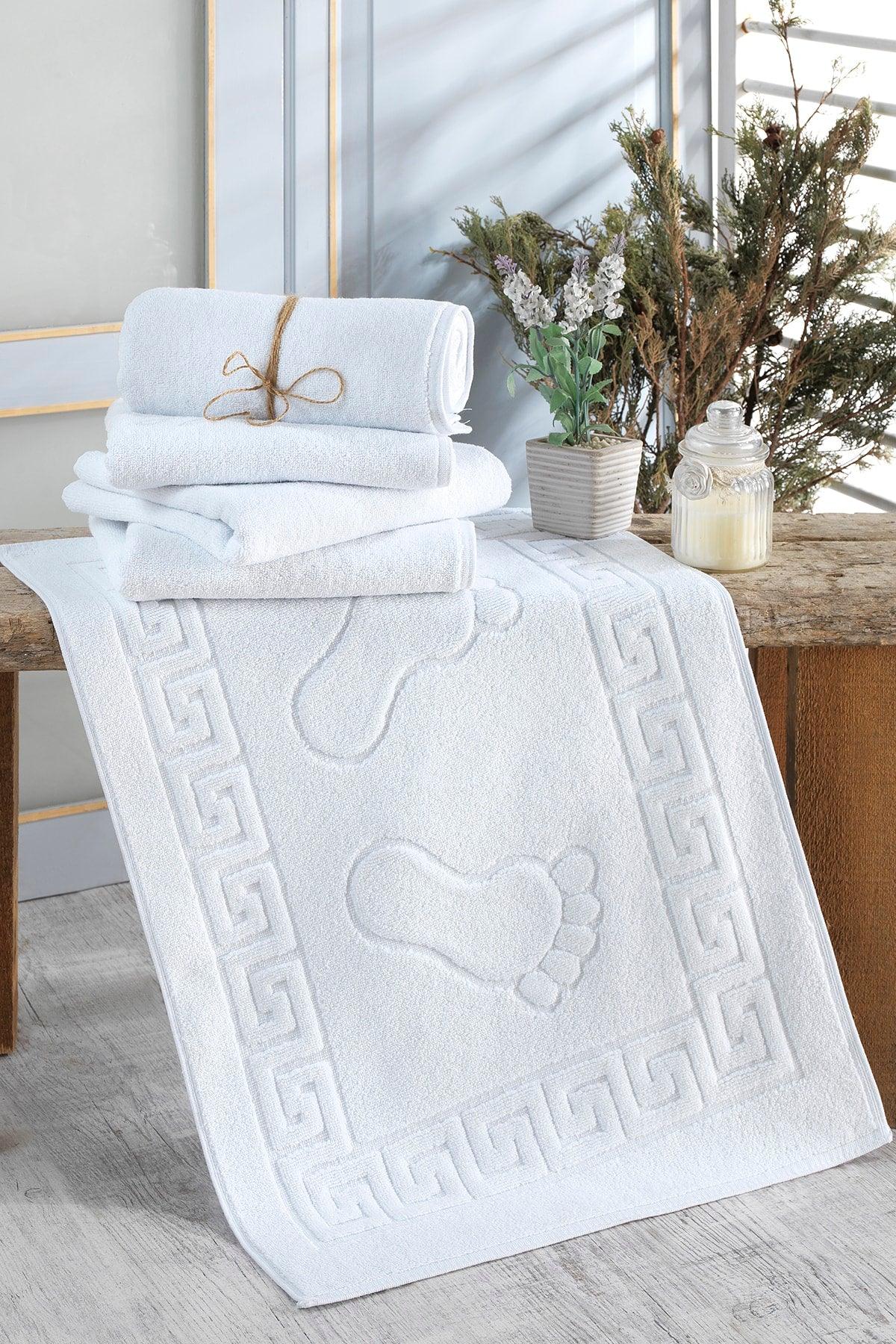 Hotel Foot Towel 100% Cotton Foot Towel 50x70 Cm - White - Swordslife