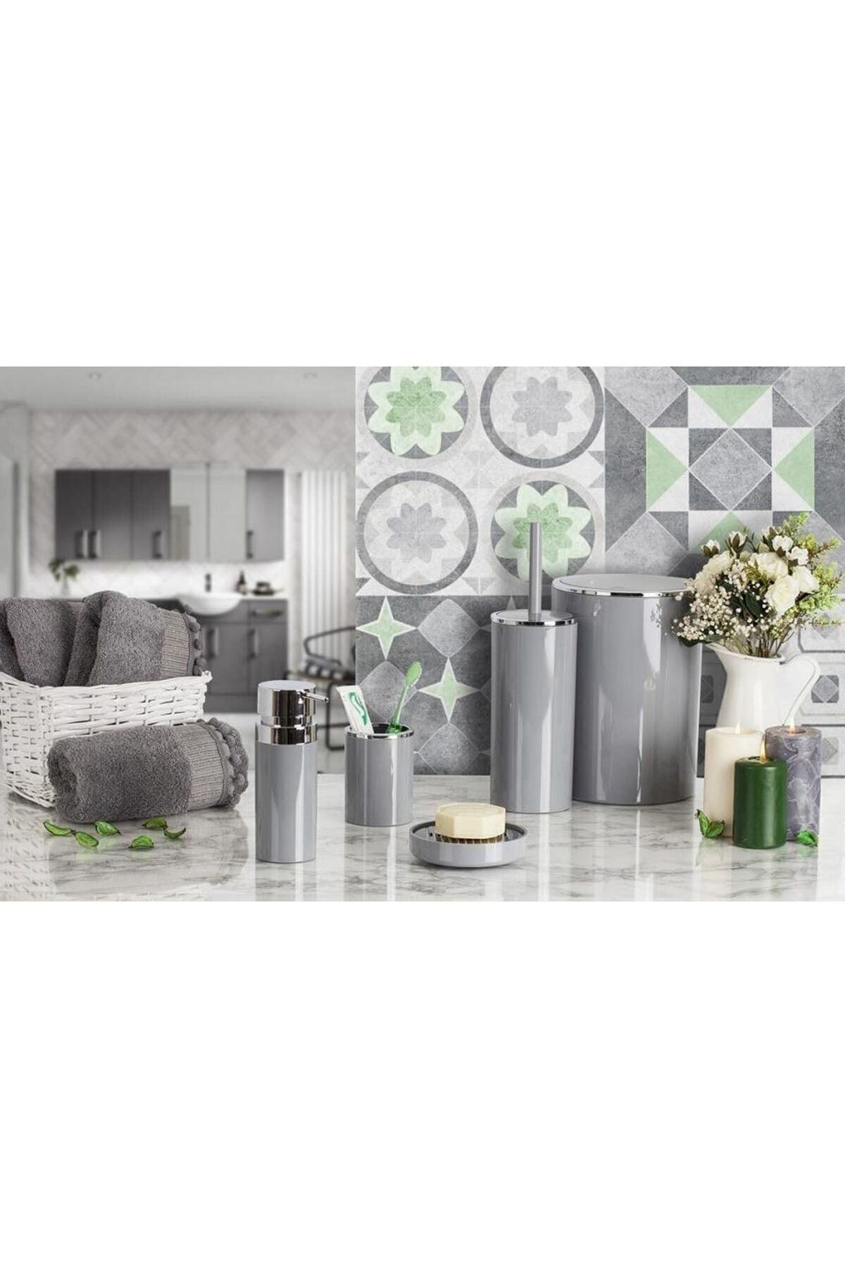 Primanova Lenox Gray Bathroom Set 5 Pieces - Swordslife