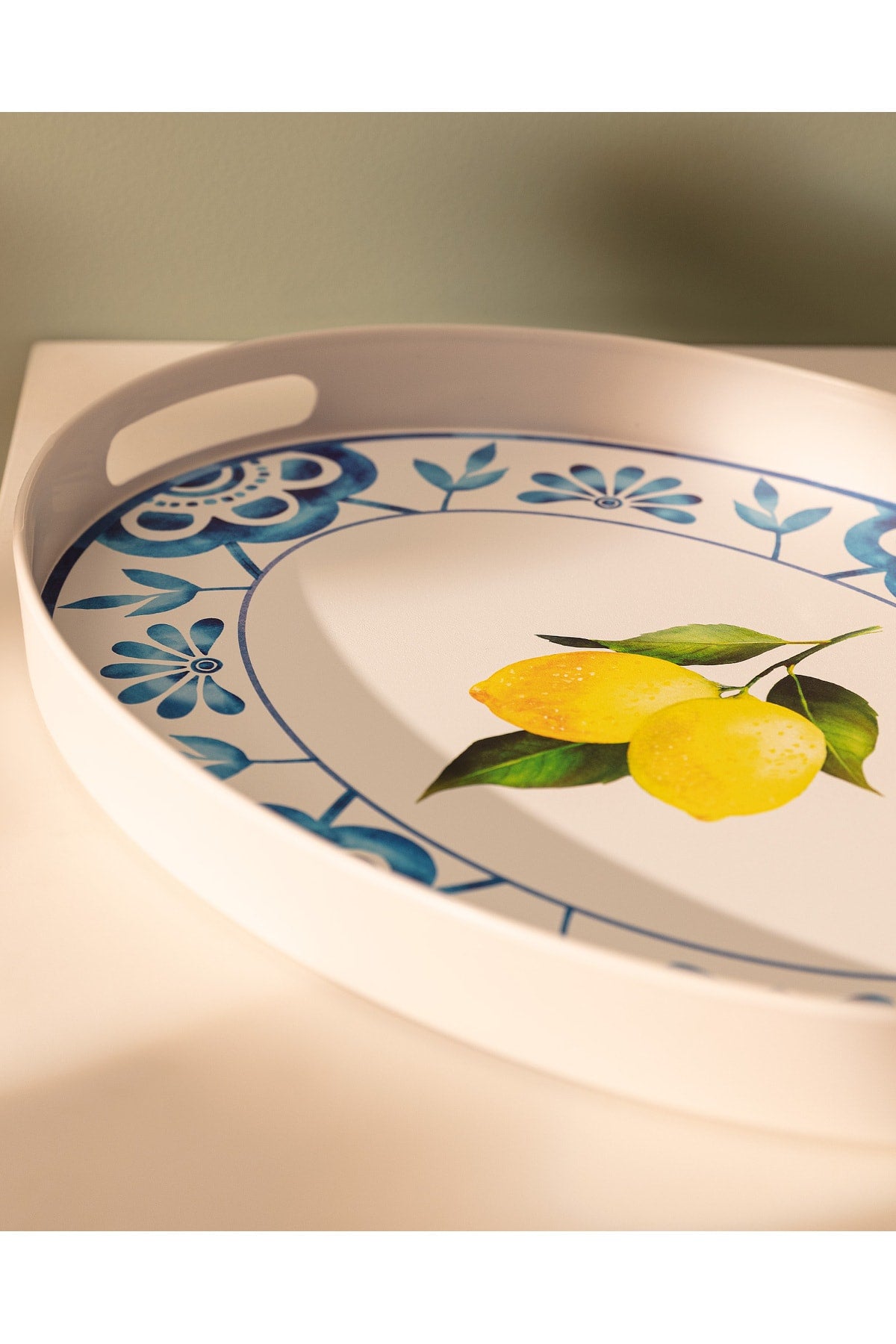 Lemoncha Oval Tray