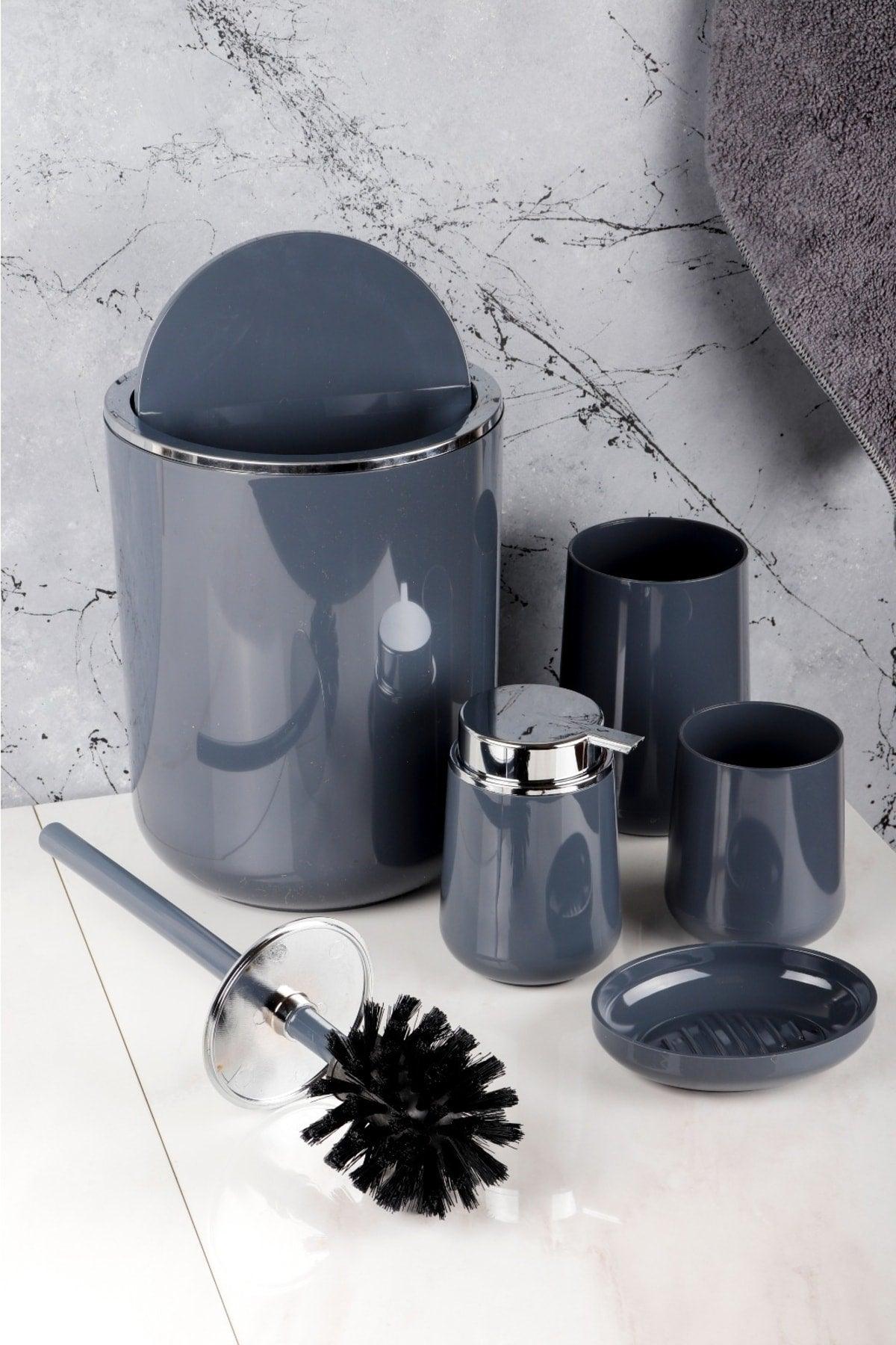 Acrylic 5 Piece Round Bathroom Set - Swordslife