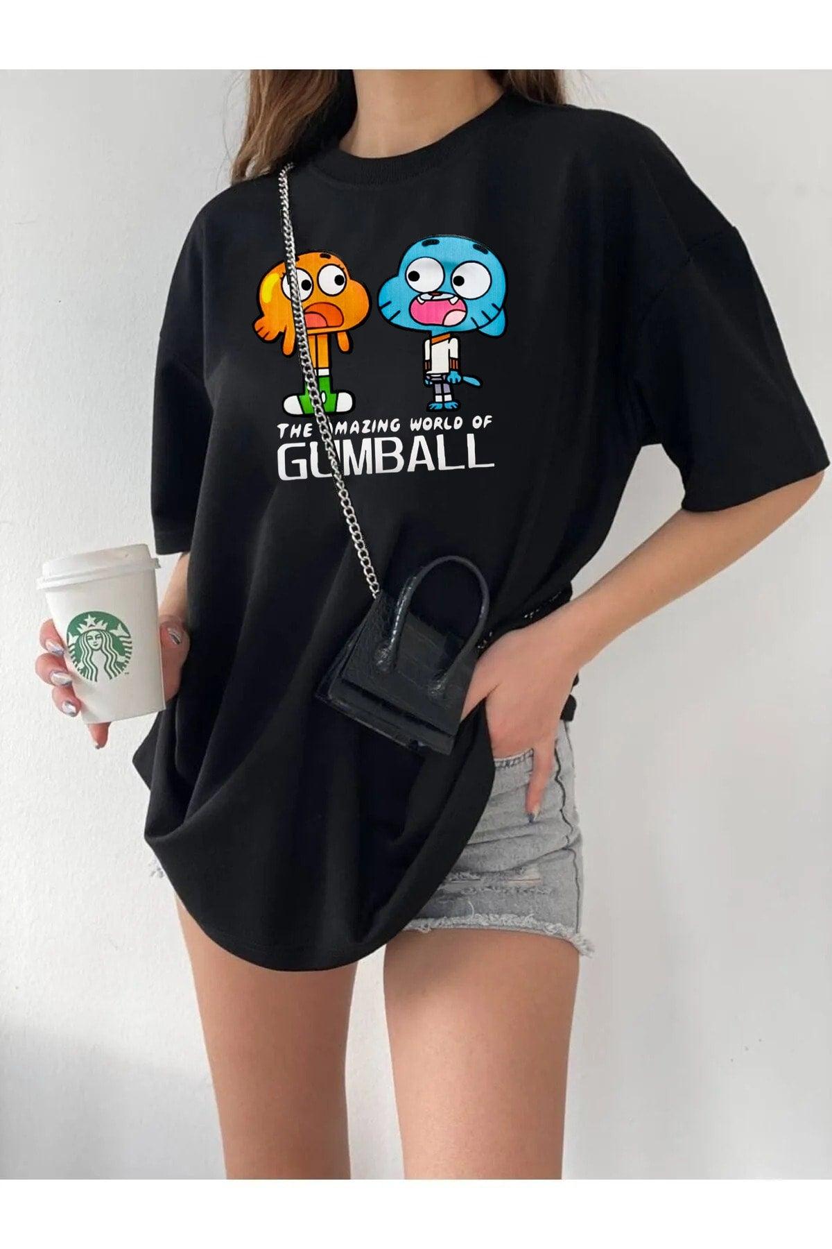 Unisex Oversize Gumball Printed T-shirt - Swordslife