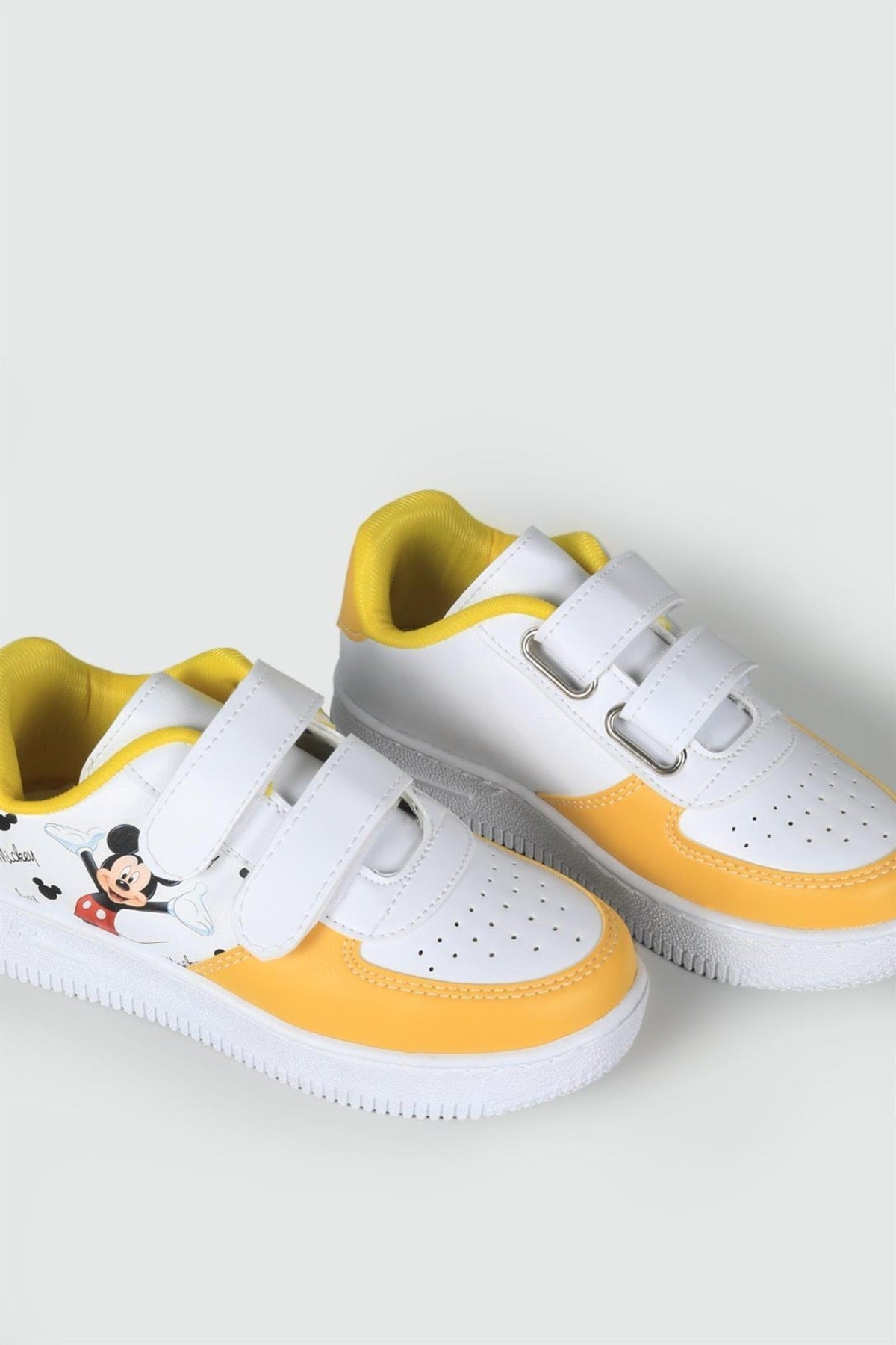 Air Sole Comfortable Breathable White Yellow Kids Sports Shoes Air V4