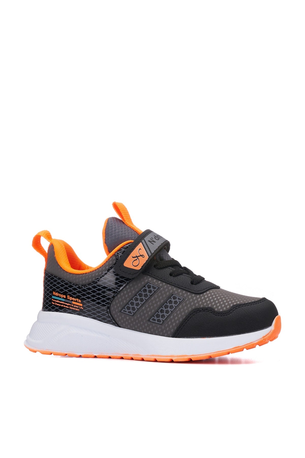 Orthopedic, Smoked Orange Color Kids Sports Shoes