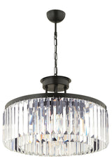 Canvas 45' Black Crystal Stone Modern Design Crystal Living Room Chandelier