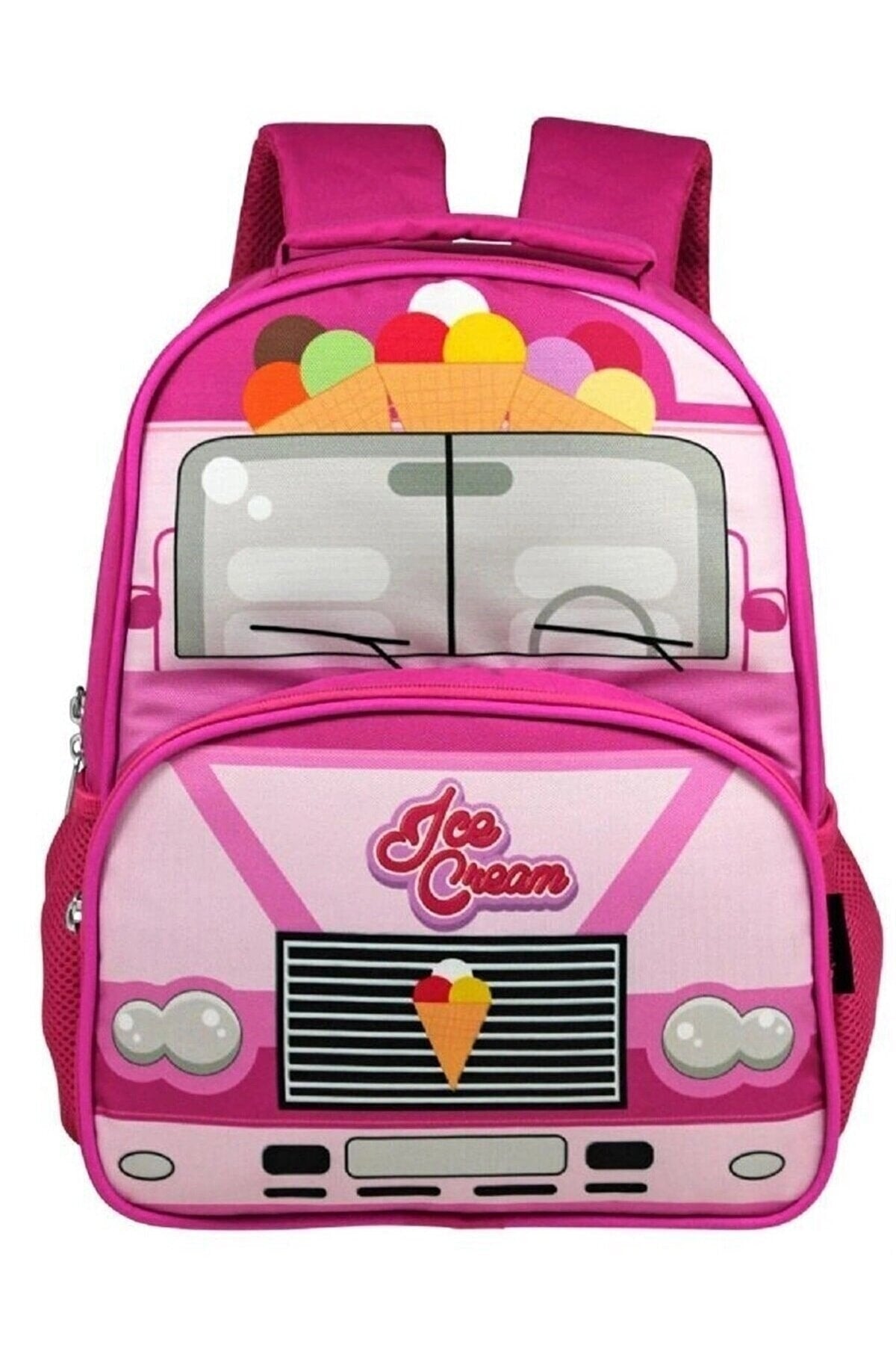 -Ümit Bag-Cennec Ice Cream Printed Girl's School Bag and Lunch Box Set
