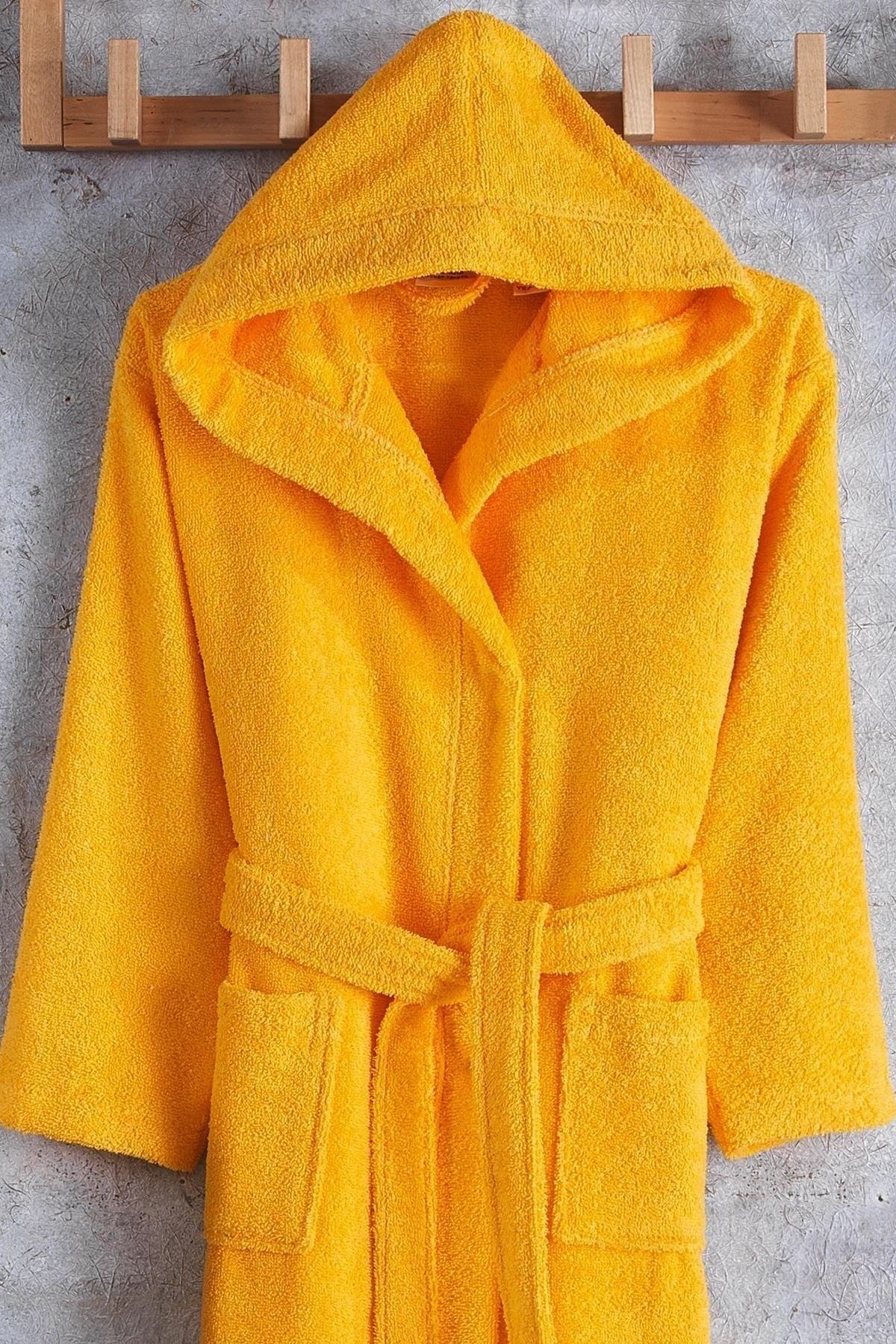 Cotton Hooded Young Bathrobe Unisex Waiter Boy Bathrobe - Swordslife