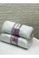 Double Elastic Combed Cotton Bed Sheet Double White - Swordslife