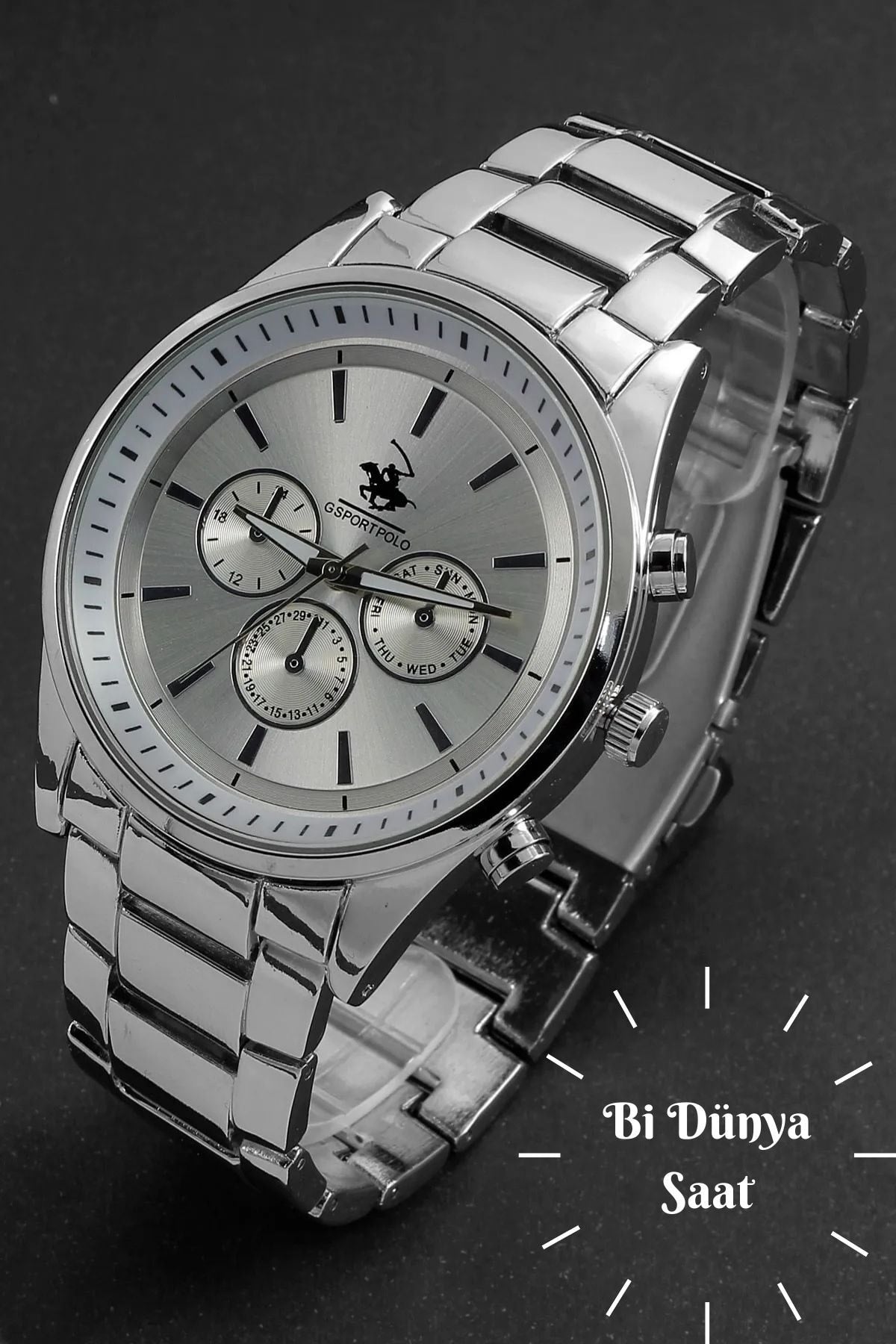 Metal Band Men's Wristwatch